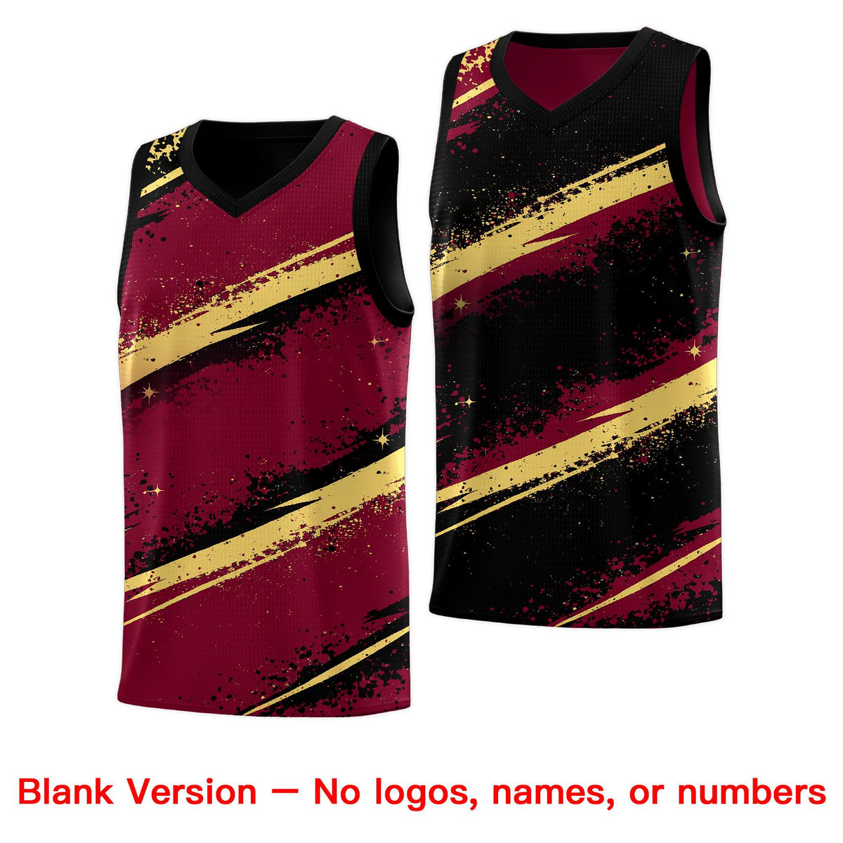 Custom Crimson Black Khaki Basketball Jersey Stellar Strike Series Dynamic Breathable