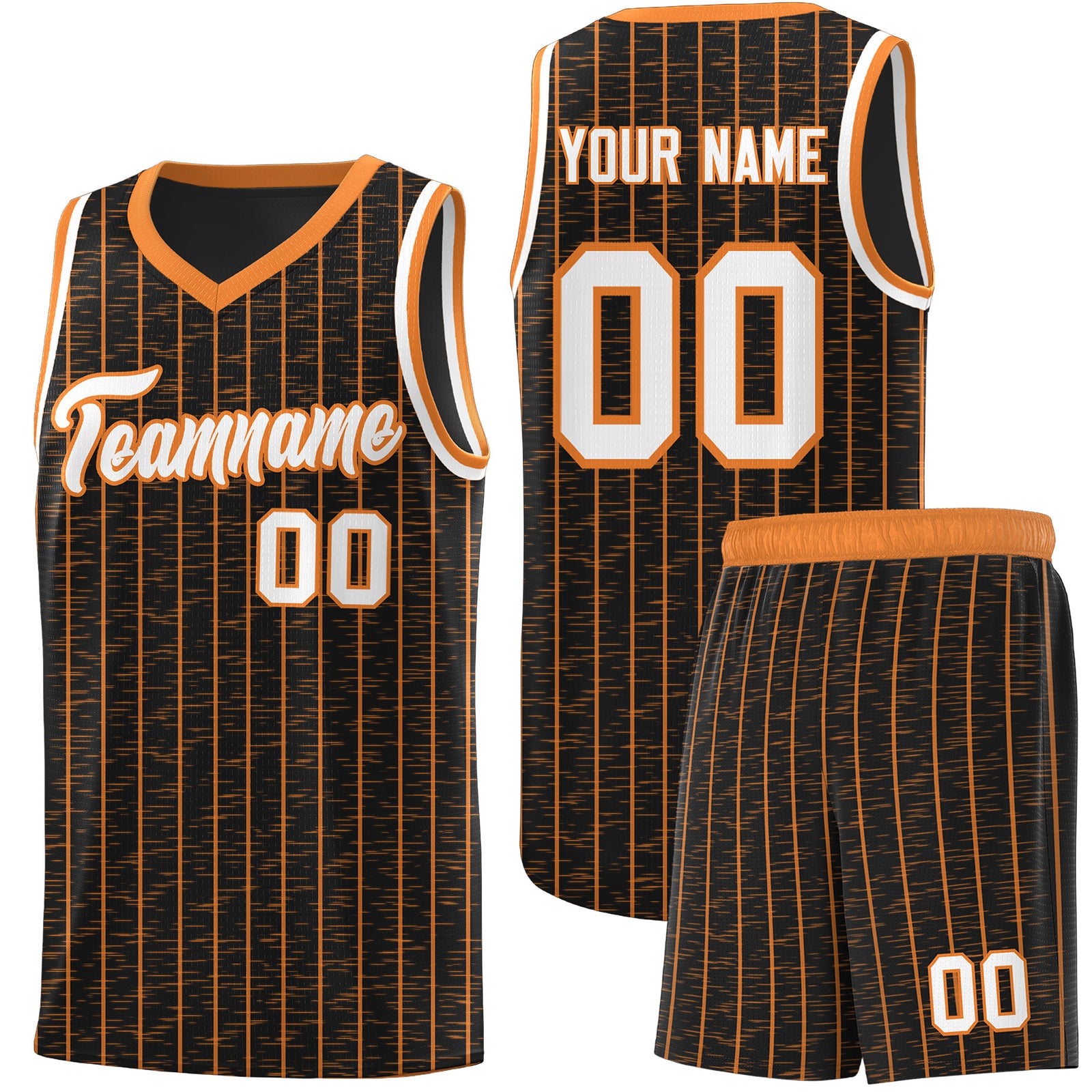 Custom Black Custom Gray Pinstripe Retro Sets Uniform Basketball Jersey