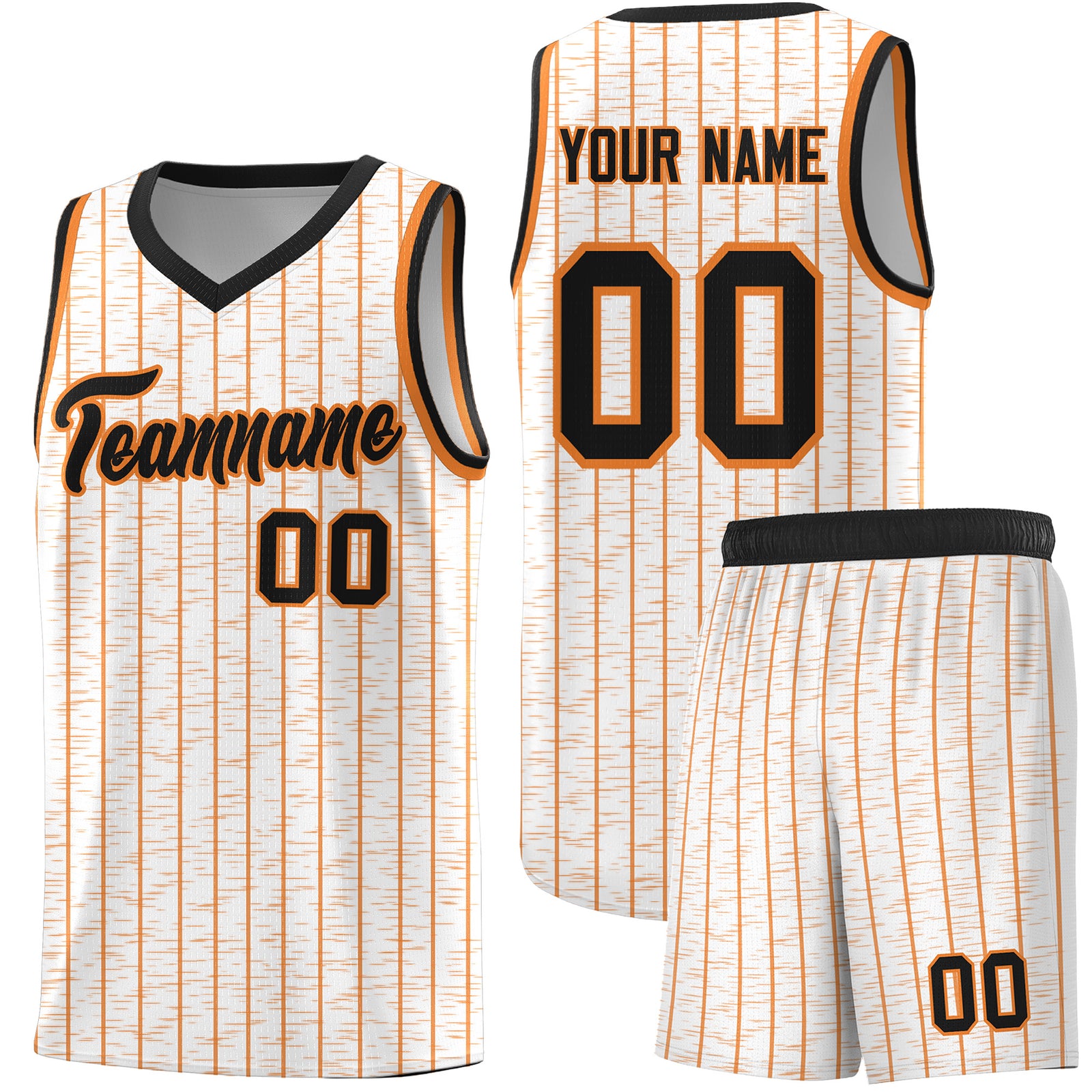 Custom White Custom Gray Pinstripe Retro Sets Uniform Basketball Jersey
