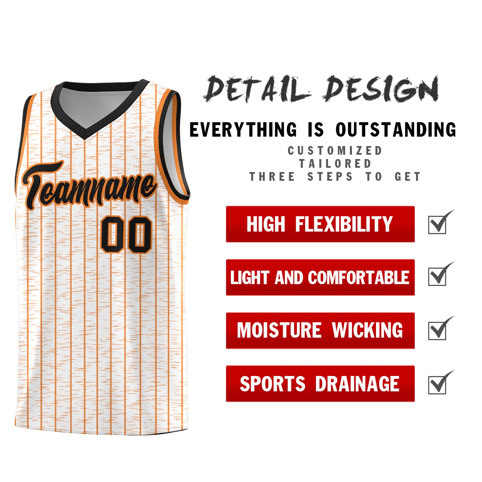 Custom White Custom Gray Pinstripe Retro Sets Uniform Basketball Jersey