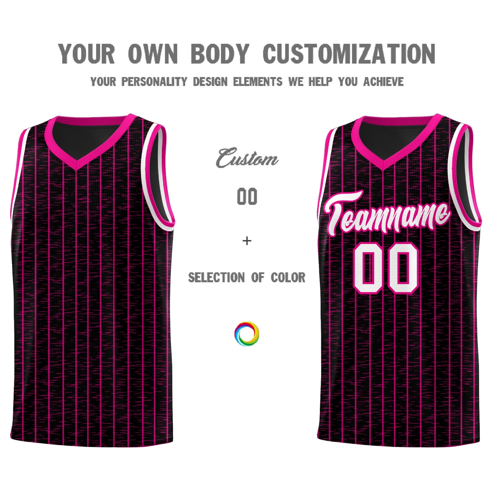 Custom Black Custom Gray Pinstripe Retro Sets Uniform Basketball Jersey