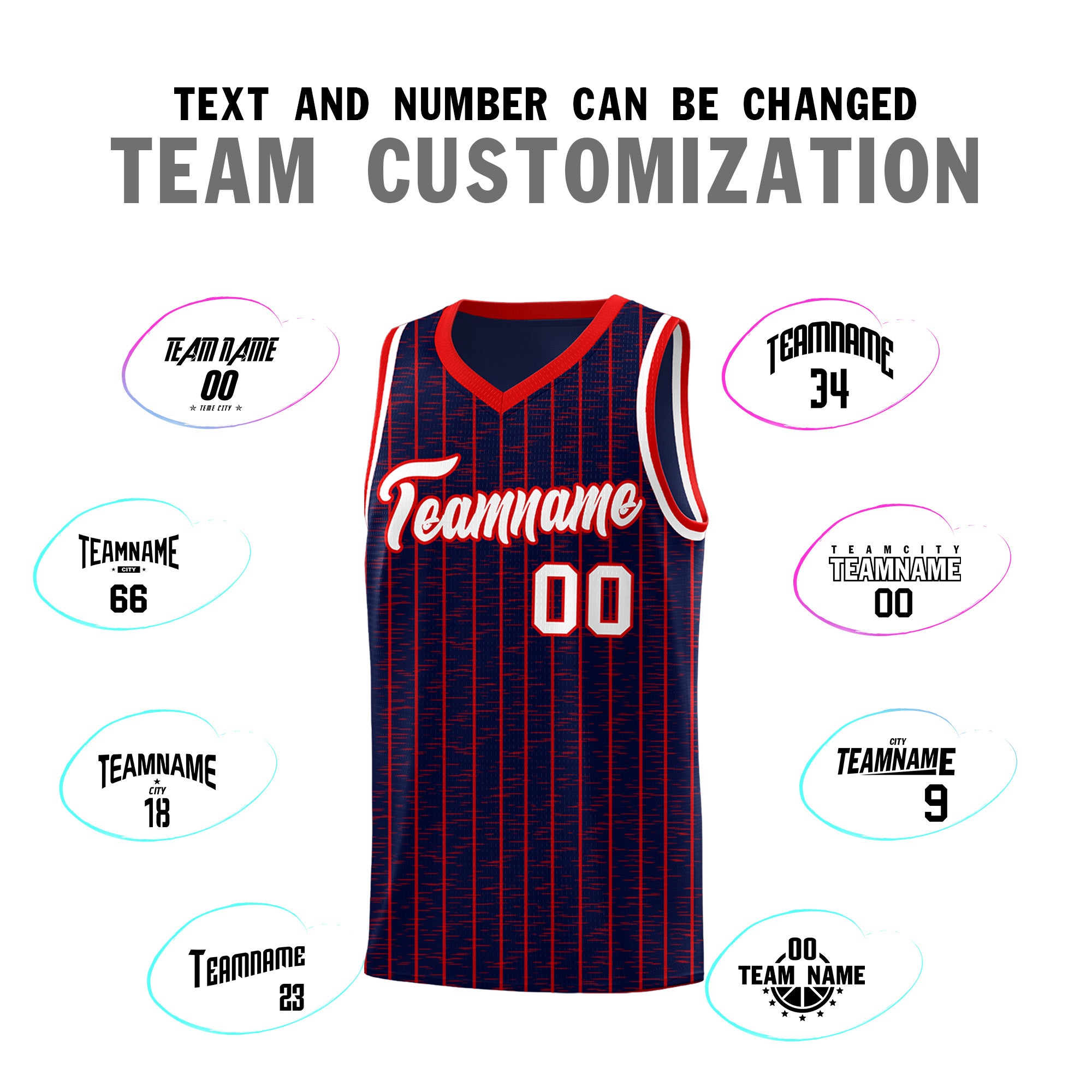 Custom Navy Custom Gray Pinstripe Retro Sets Uniform Basketball Jersey
