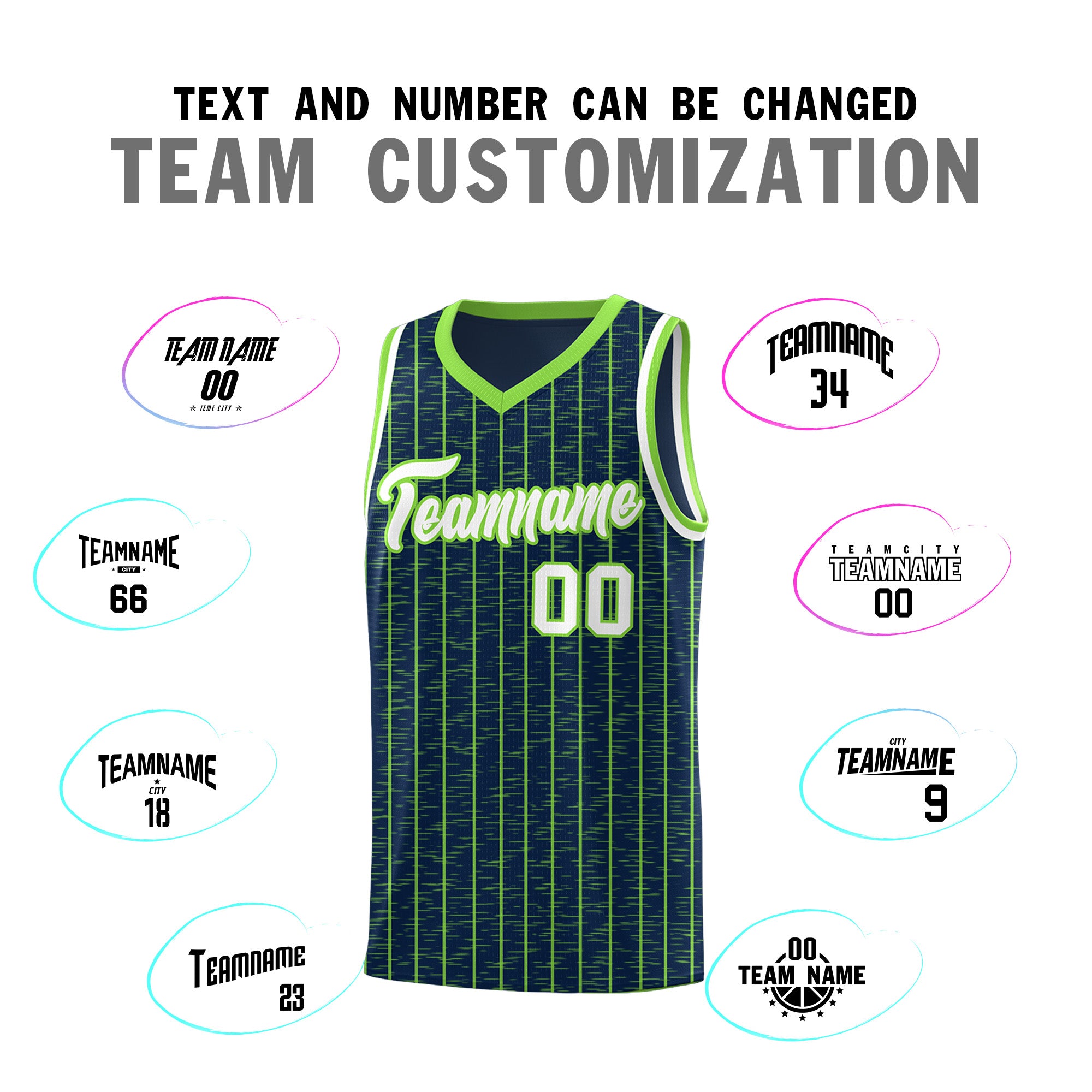 Custom Navy Custom Gray Pinstripe Retro Sets Uniform Basketball Jersey