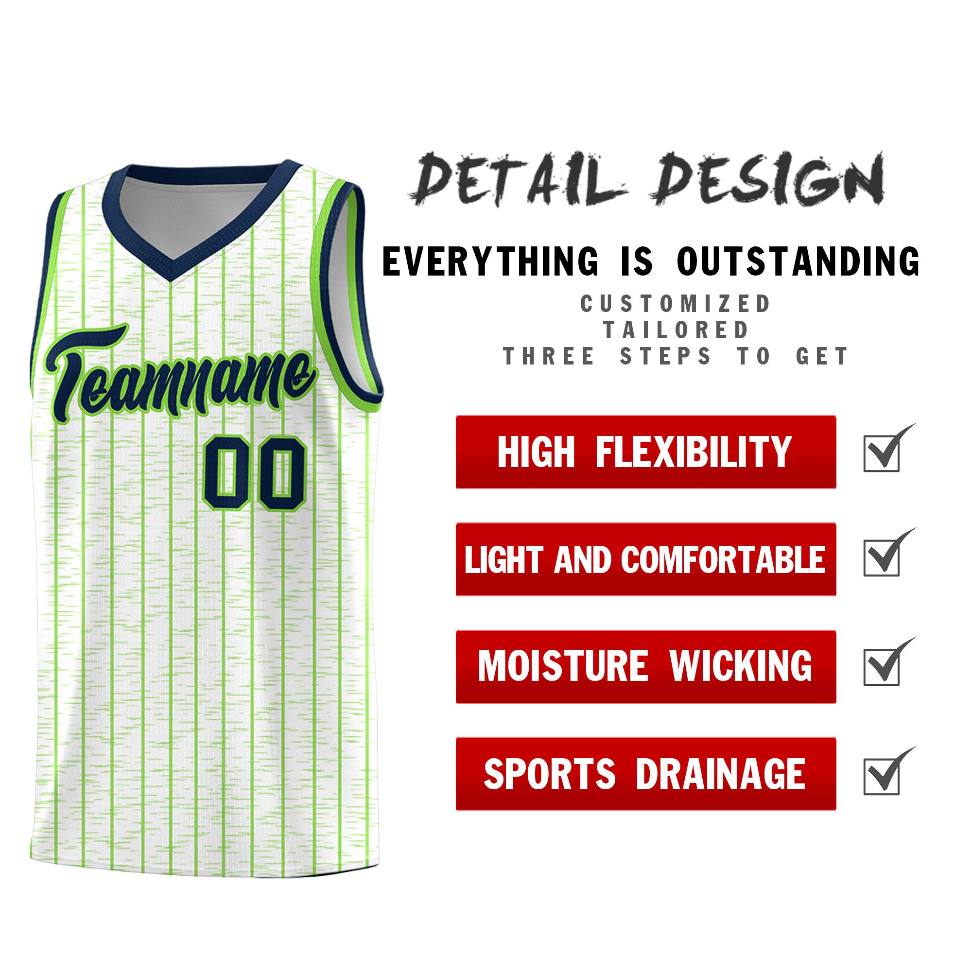 Custom White Custom Gray Pinstripe Retro Sets Uniform Basketball Jersey