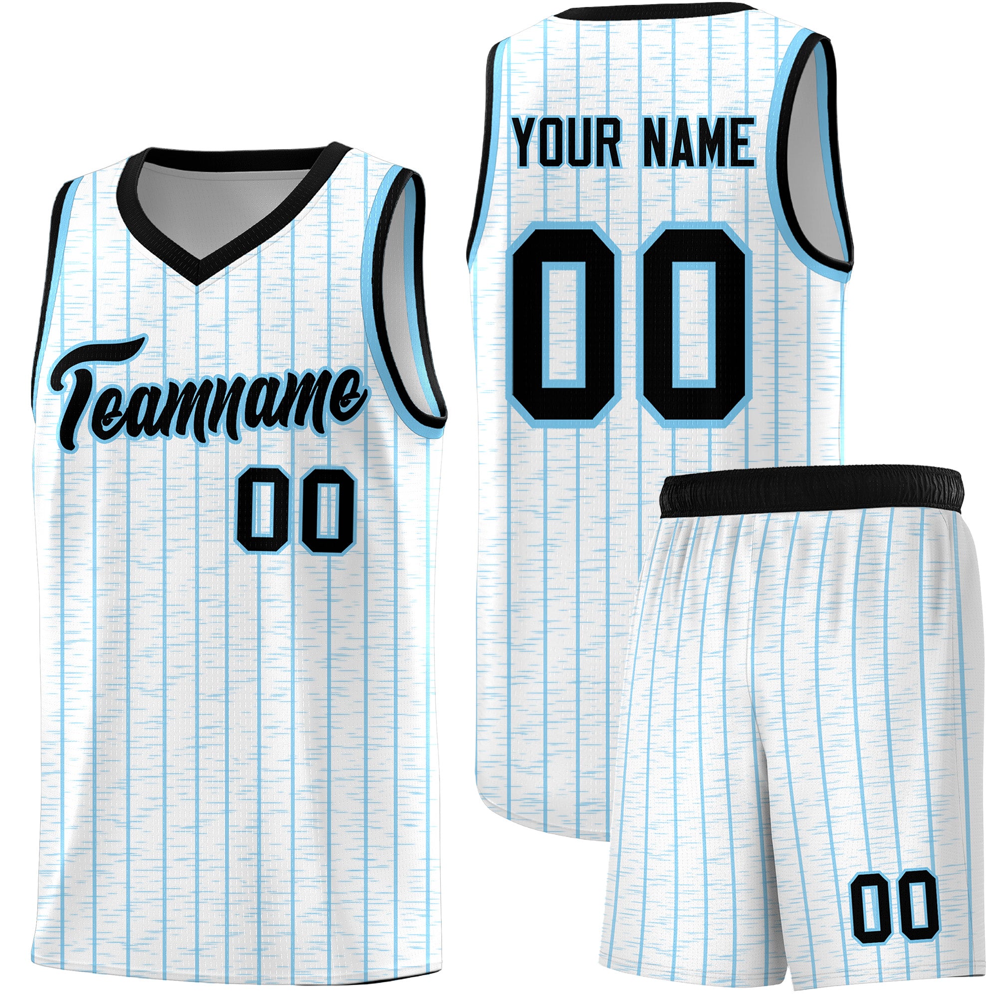 Custom White Custom Gray Pinstripe Retro Sets Uniform Basketball Jersey