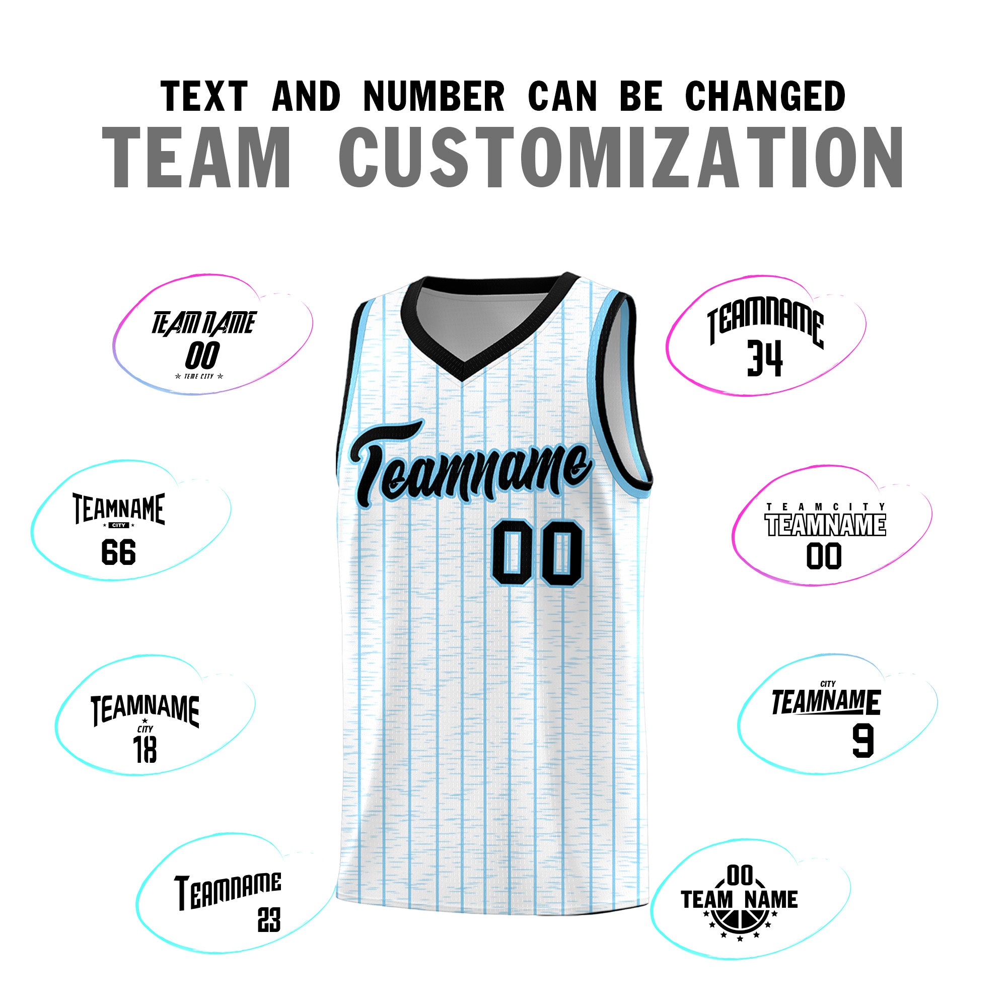 Custom White Custom Gray Pinstripe Retro Sets Uniform Basketball Jersey