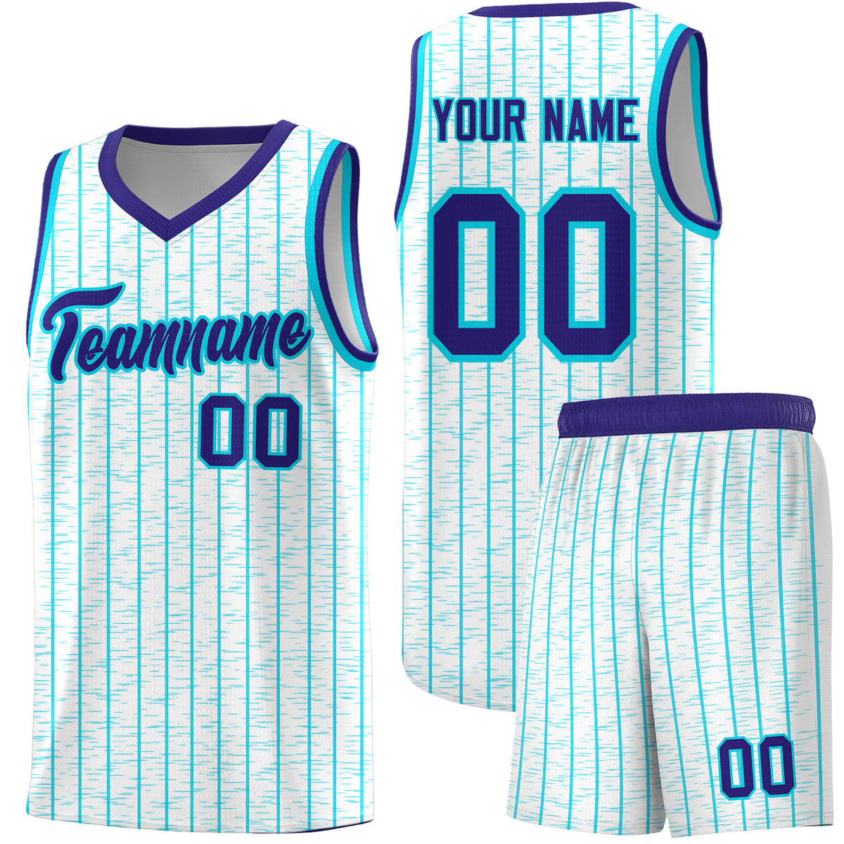 Custom White Custom Gray Pinstripe Retro Sets Uniform Basketball Jersey