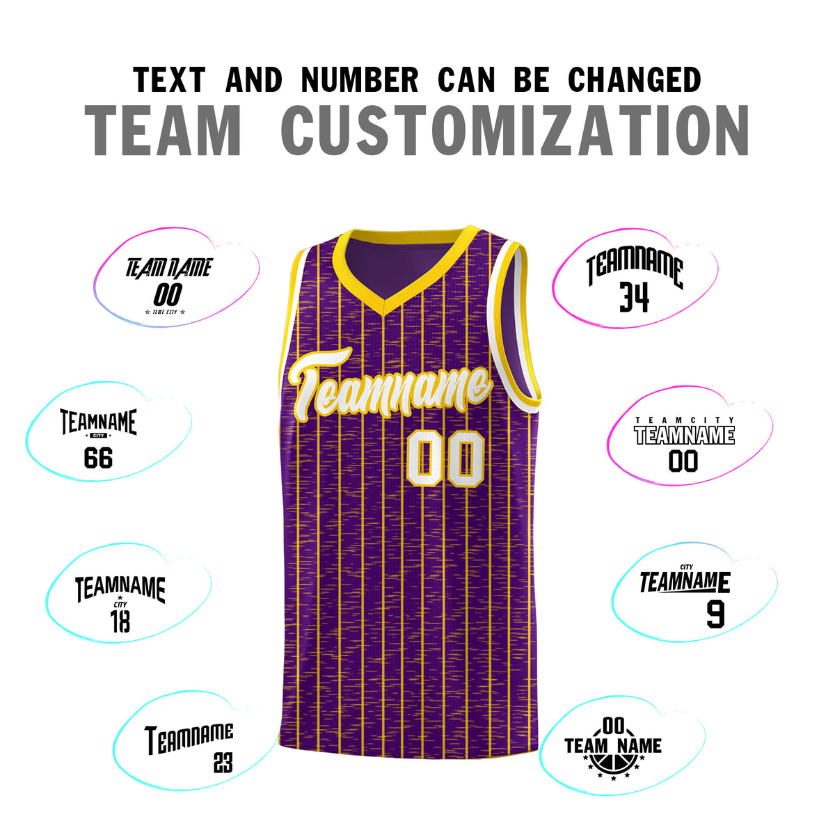Custom Purple Custom Gray Pinstripe Retro Sets Uniform Basketball Jersey