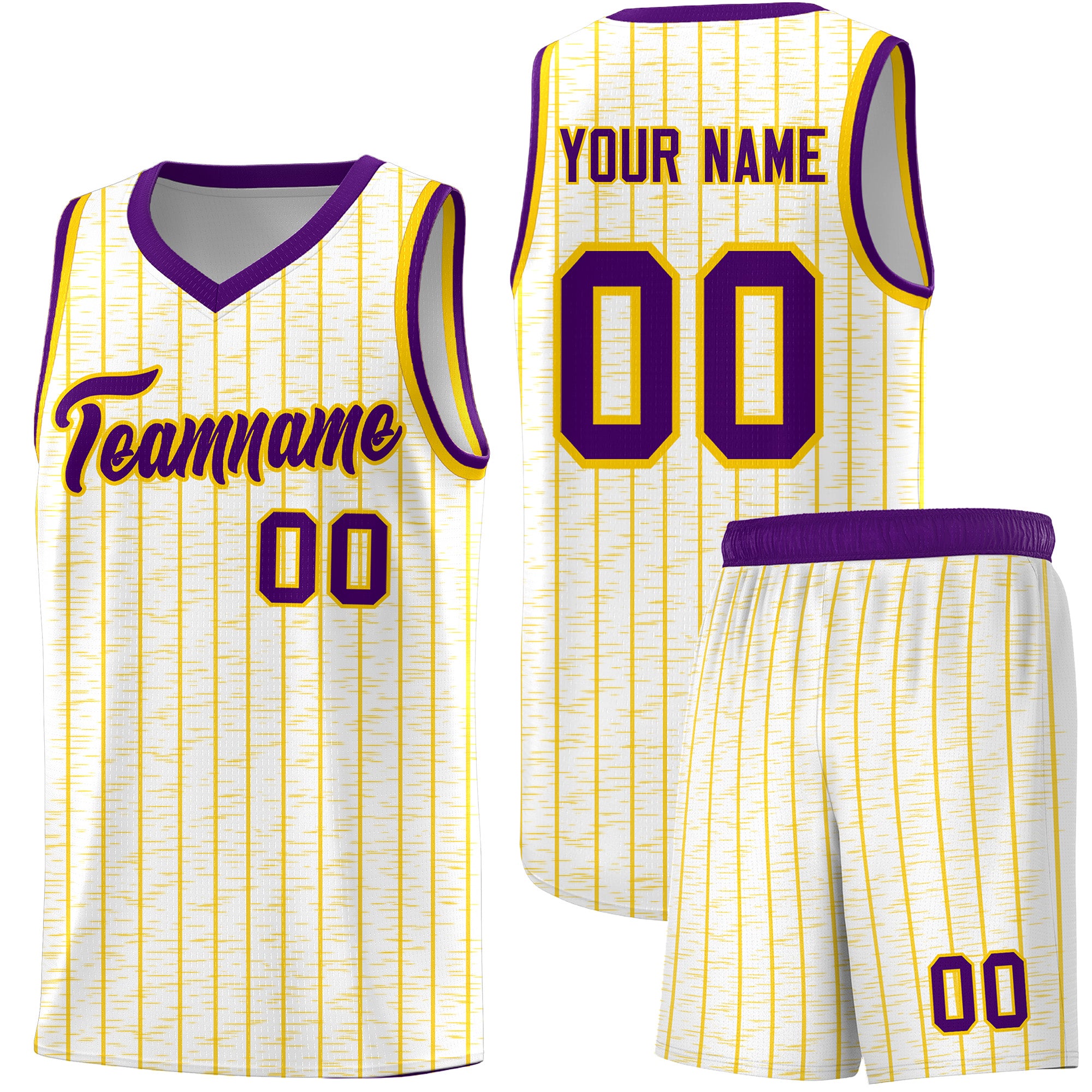 Custom White Custom Gray Pinstripe Retro Sets Uniform Basketball Jersey
