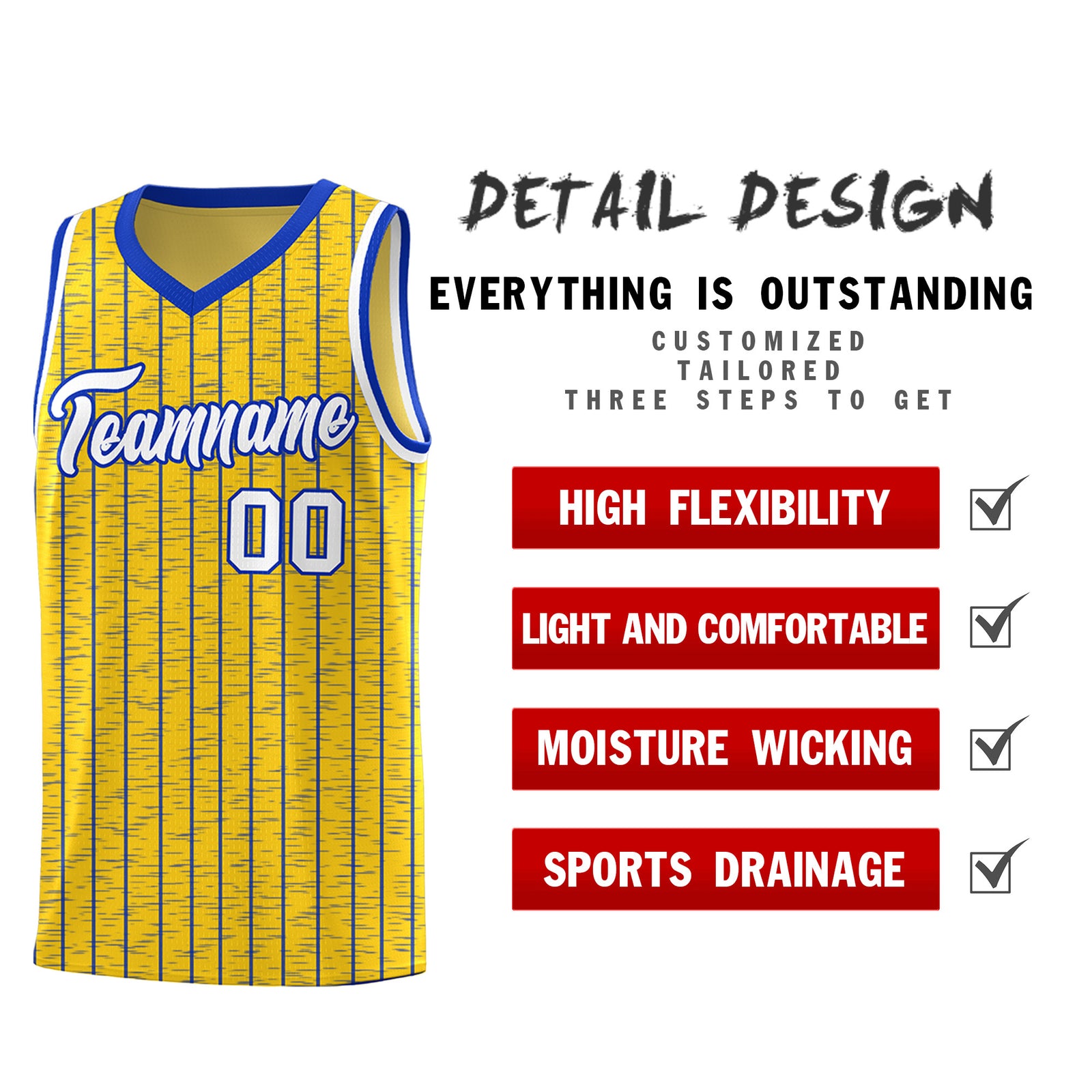 Custom Gold Custom Gray Pinstripe Retro Sets Uniform Basketball Jersey