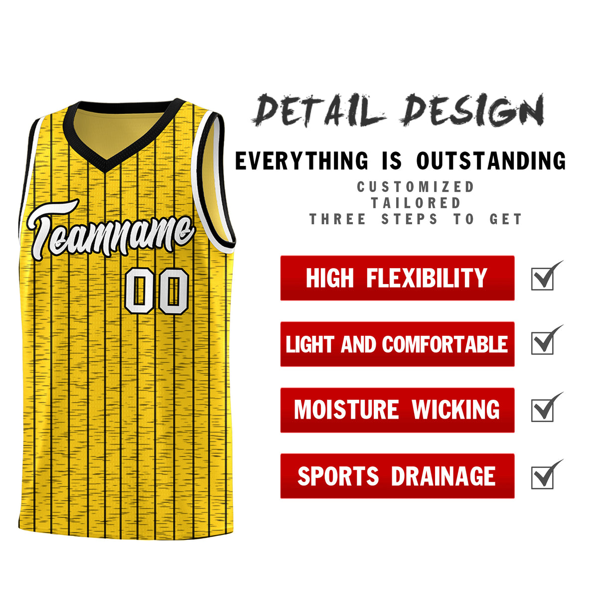 Custom Gold Custom Gray Pinstripe Retro Sets Uniform Basketball Jersey