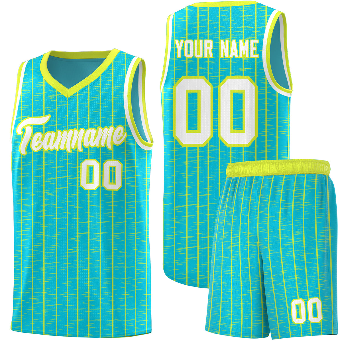 Custom Sky Blue Custom Gray Pinstripe Retro Sets Uniform Basketball Jersey