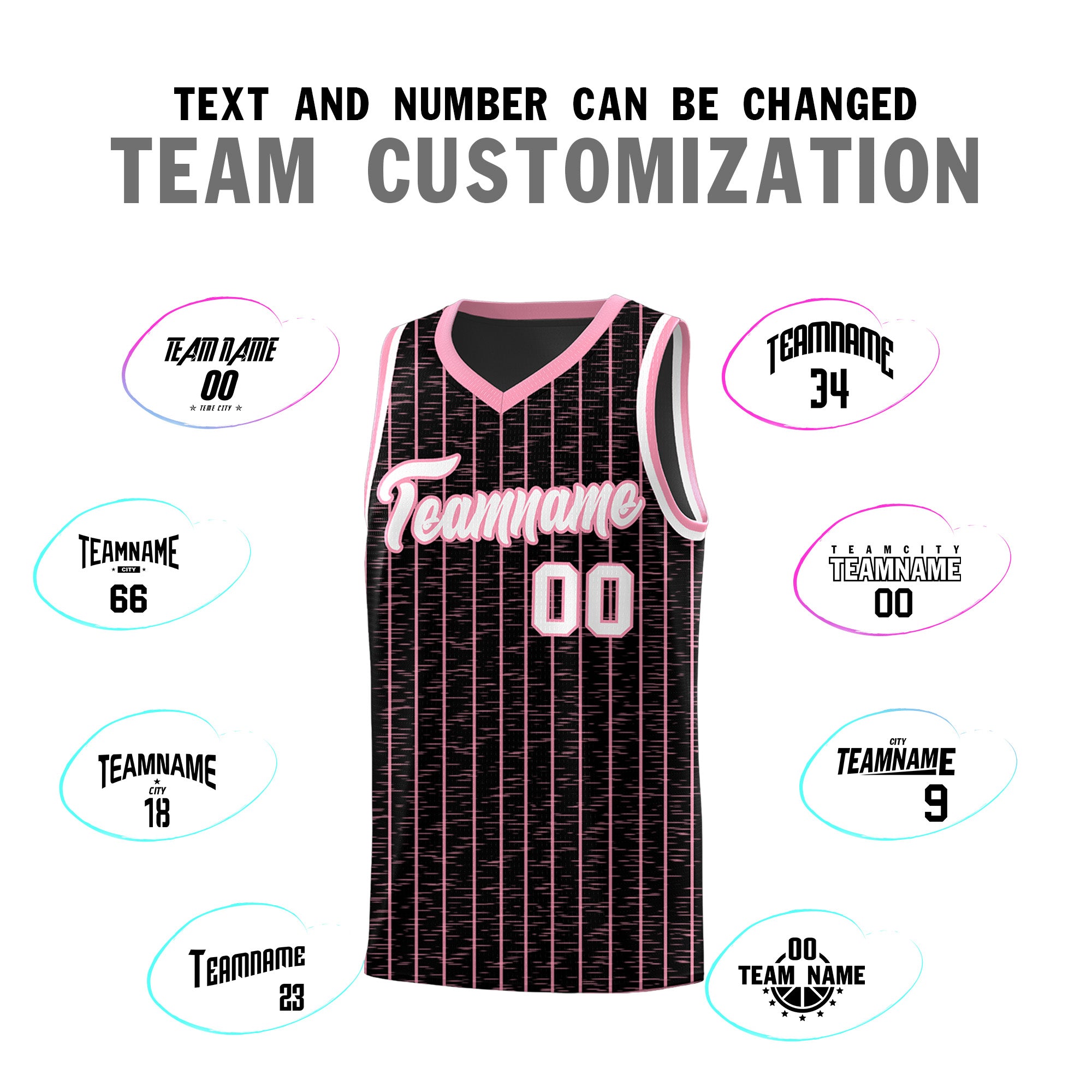 Custom Black Custom Gray Pinstripe Retro Sets Uniform Basketball Jersey