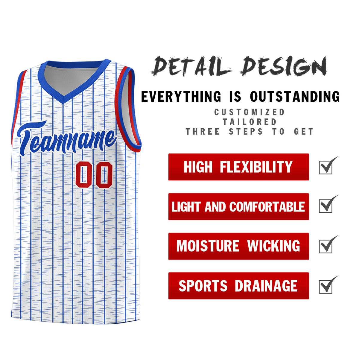 Custom White Custom Gray Pinstripe Retro Sets Uniform Basketball Jersey