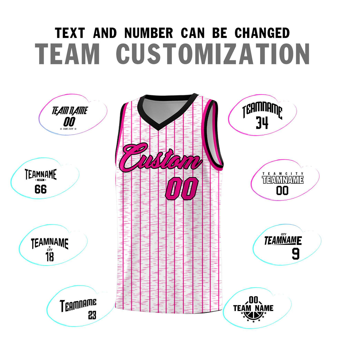 Custom White Custom Gray Pinstripe Retro Sets Uniform Basketball Jersey