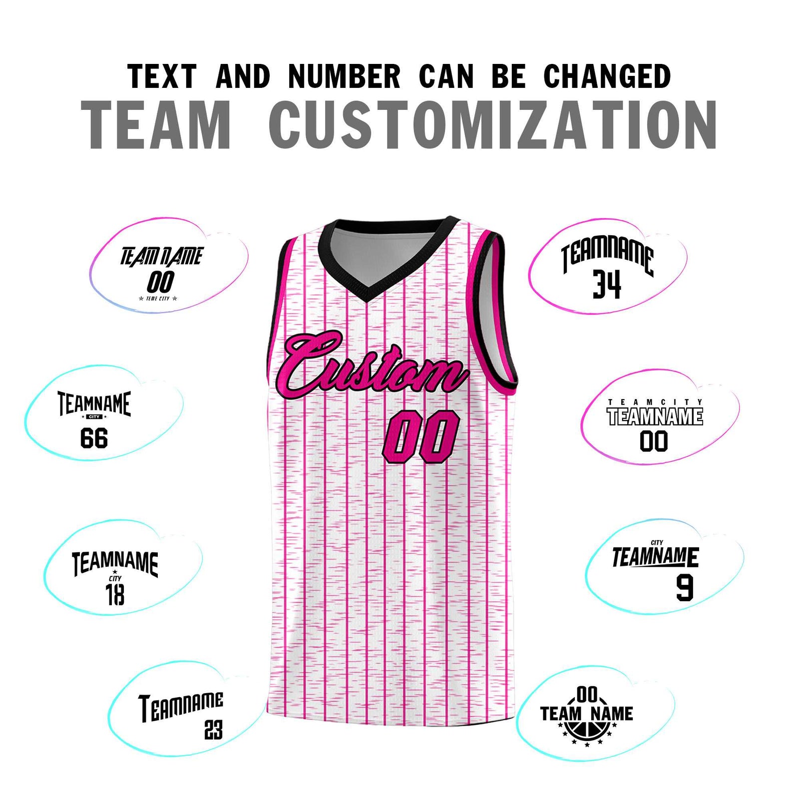Custom White Custom Gray Pinstripe Retro Sets Uniform Basketball Jersey