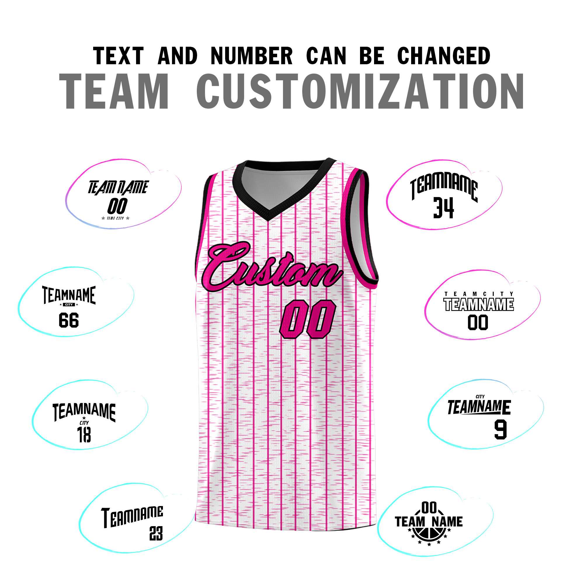 Custom White Custom Gray Pinstripe Retro Sets Uniform Basketball Jersey