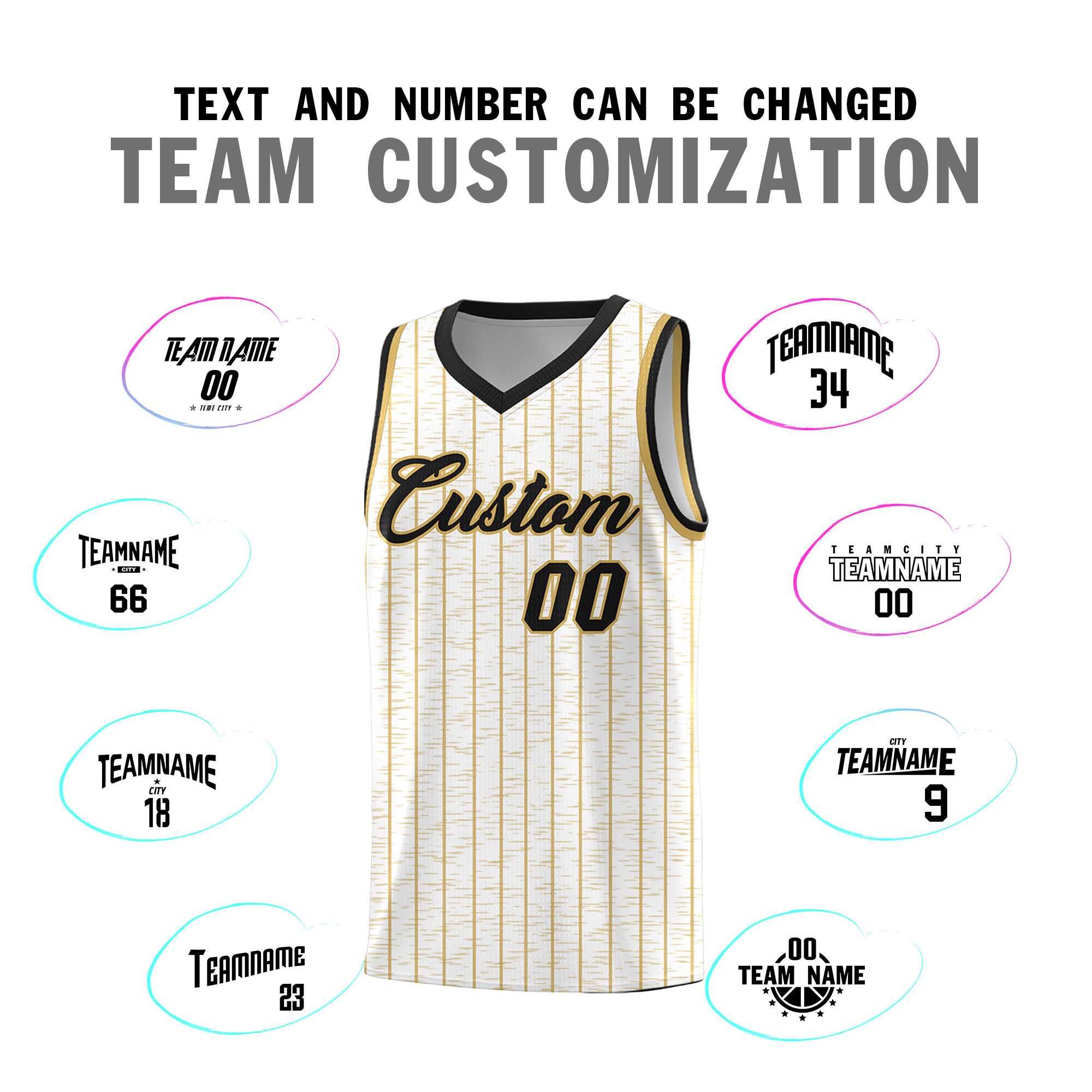 Custom White Custom Gray Pinstripe Retro Sets Uniform Basketball Jersey