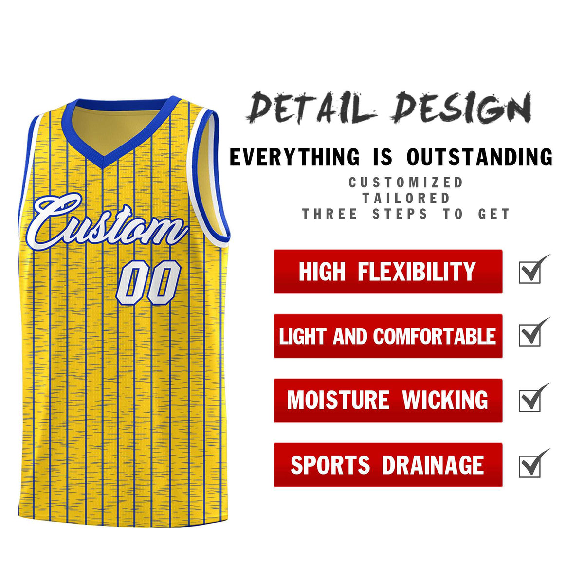 Custom Gold Custom Gray Pinstripe Retro Sets Uniform Basketball Jersey