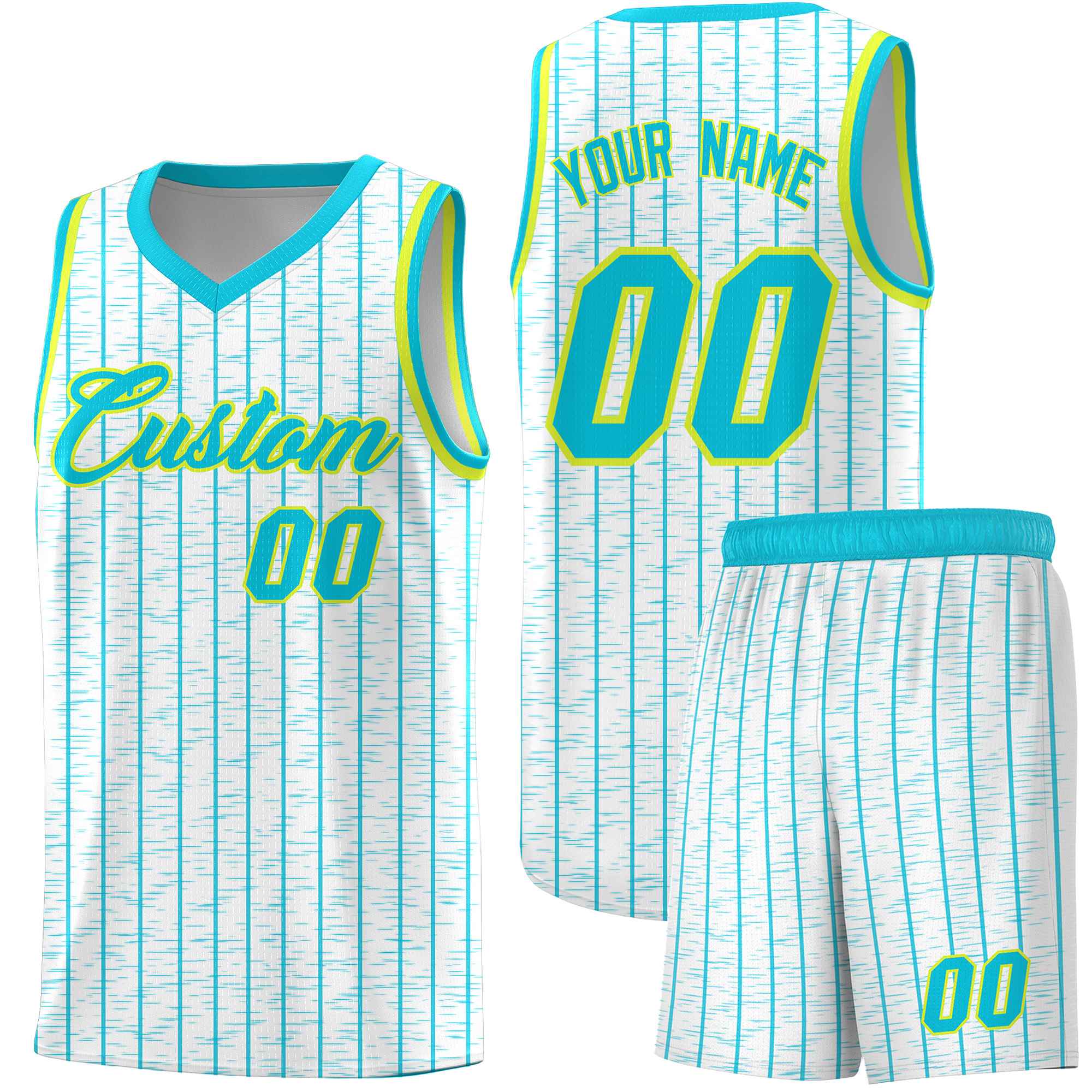 Custom White Custom Gray Pinstripe Retro Sets Uniform Basketball Jersey