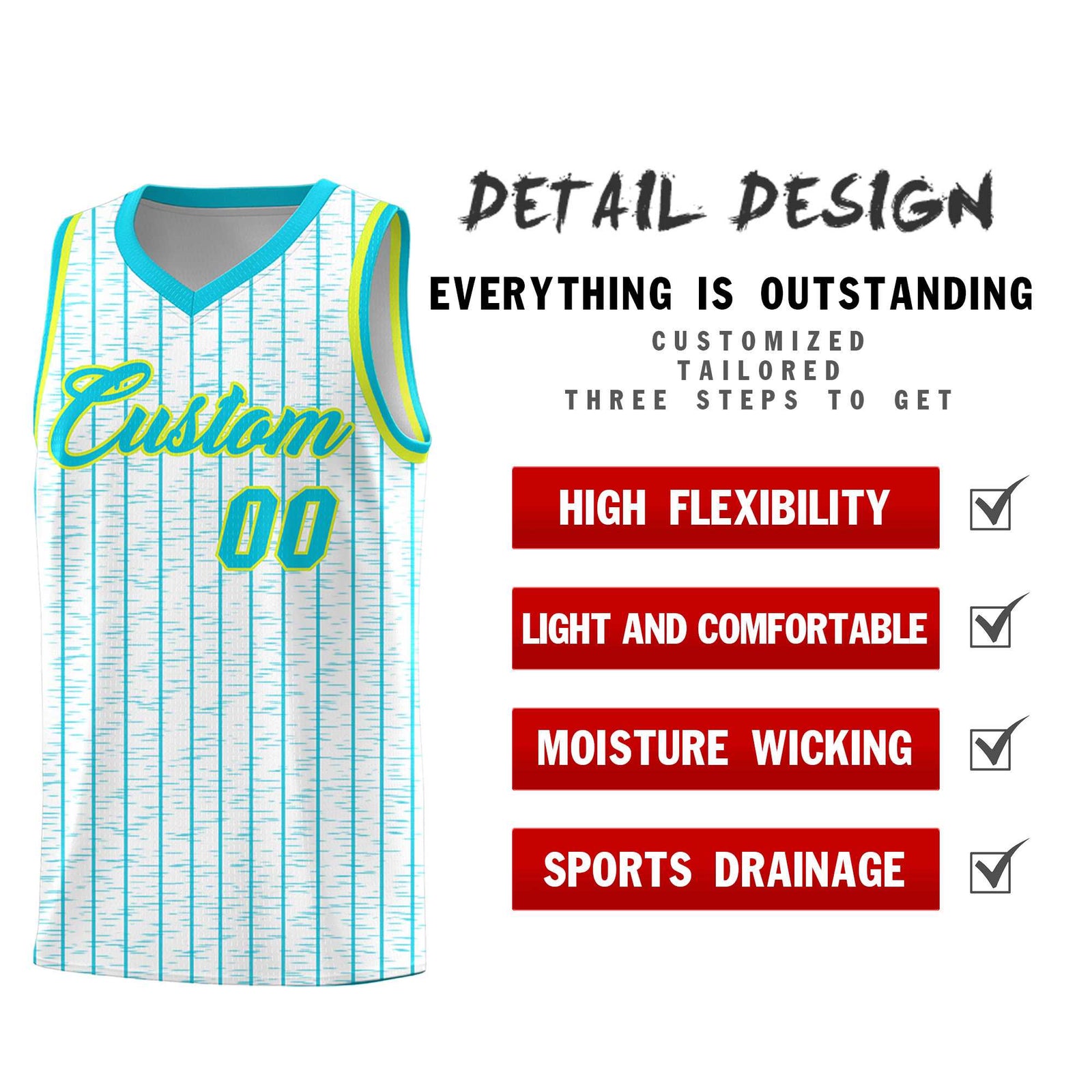 Custom White Custom Gray Pinstripe Retro Sets Uniform Basketball Jersey