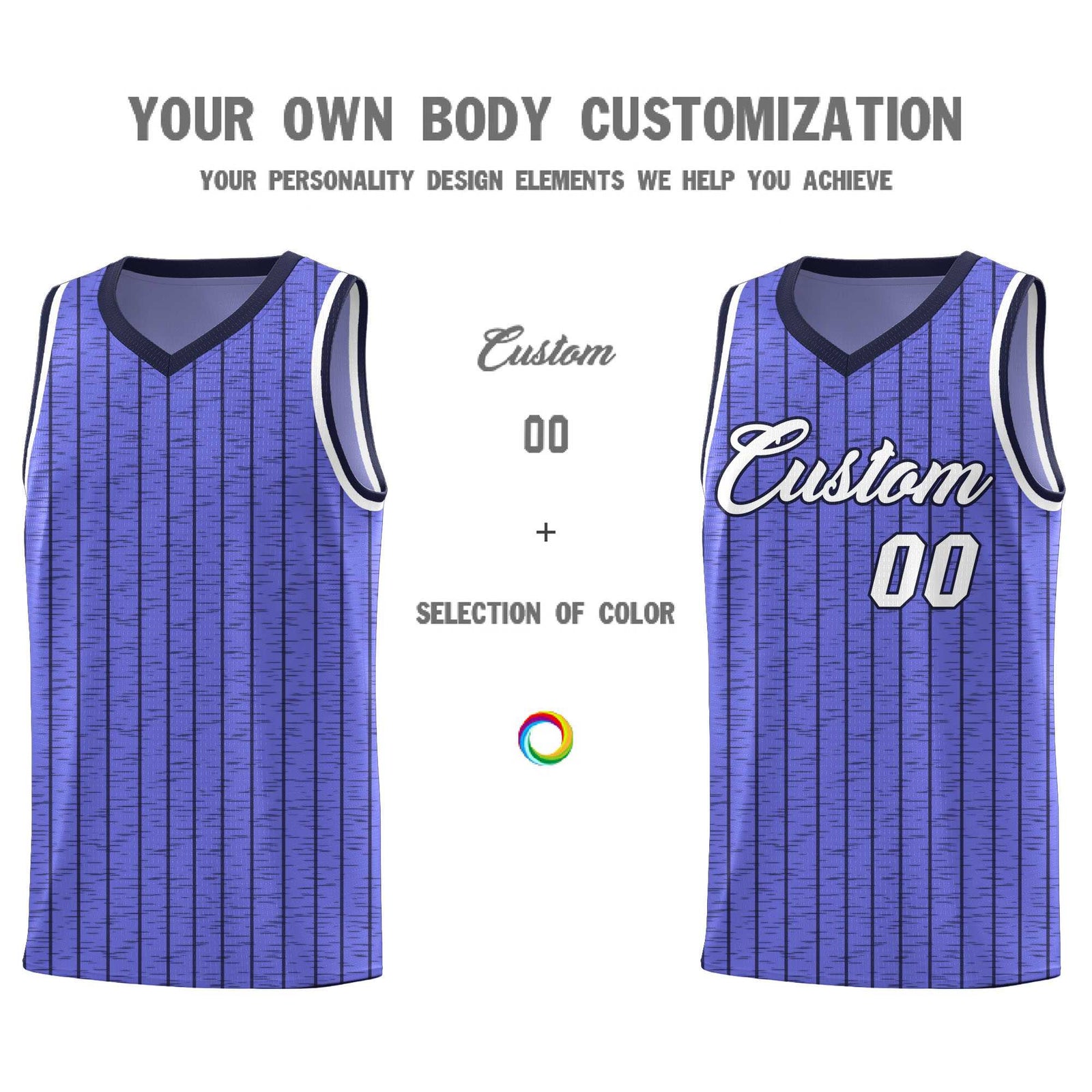 Custom Munsell Blue Custom Gray Pinstripe Retro Sets Uniform Basketball Jersey