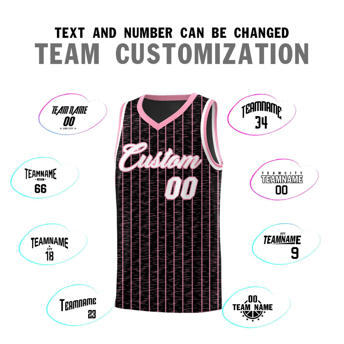 Custom Black Custom Gray Pinstripe Retro Sets Uniform Basketball Jersey