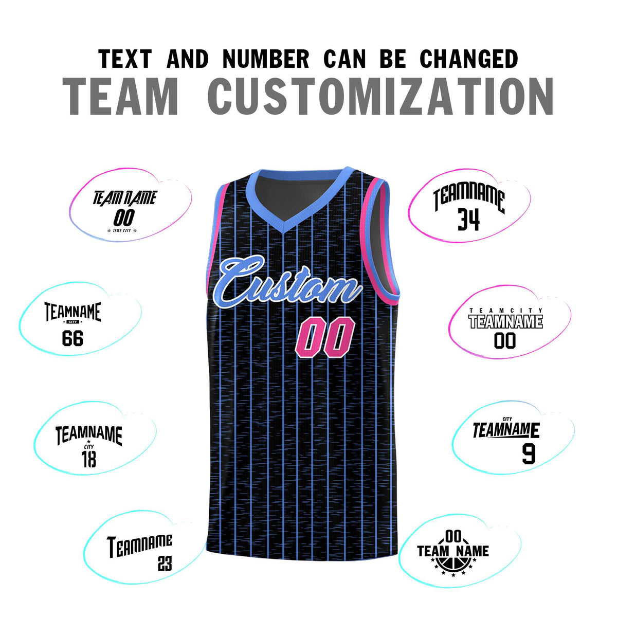 Custom Black Custom Gray Pinstripe Retro Sets Uniform Basketball Jersey
