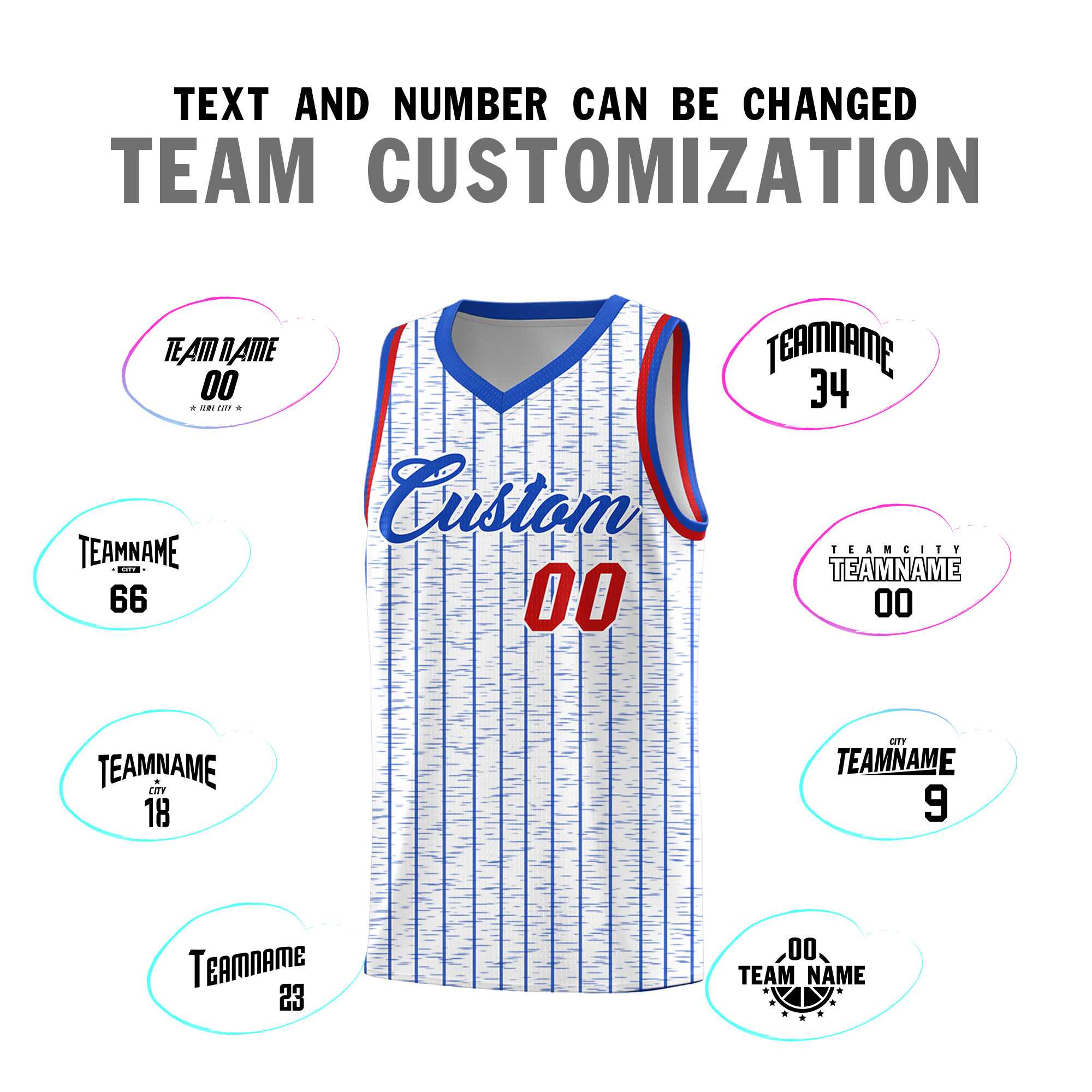 Custom White Custom Gray Pinstripe Retro Sets Uniform Basketball Jersey
