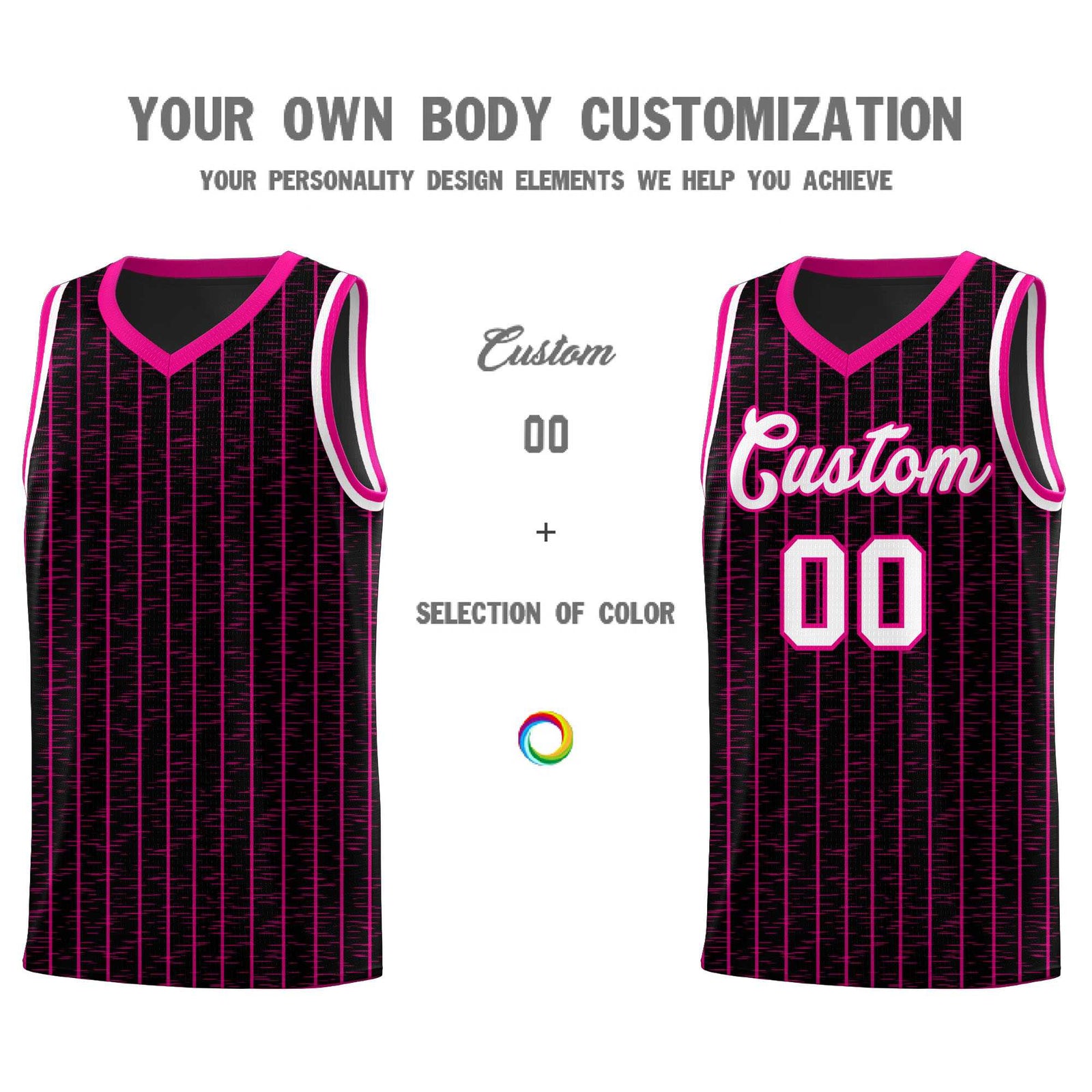 Custom Black Custom Gray Pinstripe Retro Sets Uniform Basketball Jersey