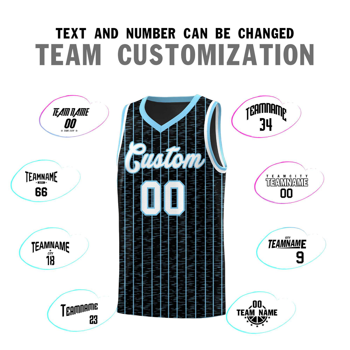 Custom Black Custom Gray Pinstripe Retro Sets Uniform Basketball Jersey