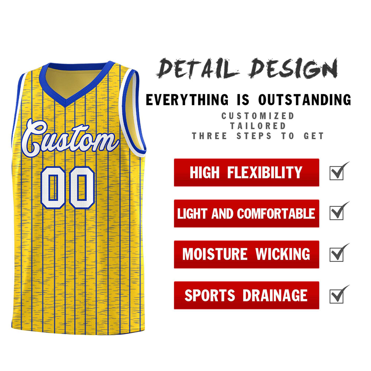 Custom Gold Custom Gray Pinstripe Retro Sets Uniform Basketball Jersey