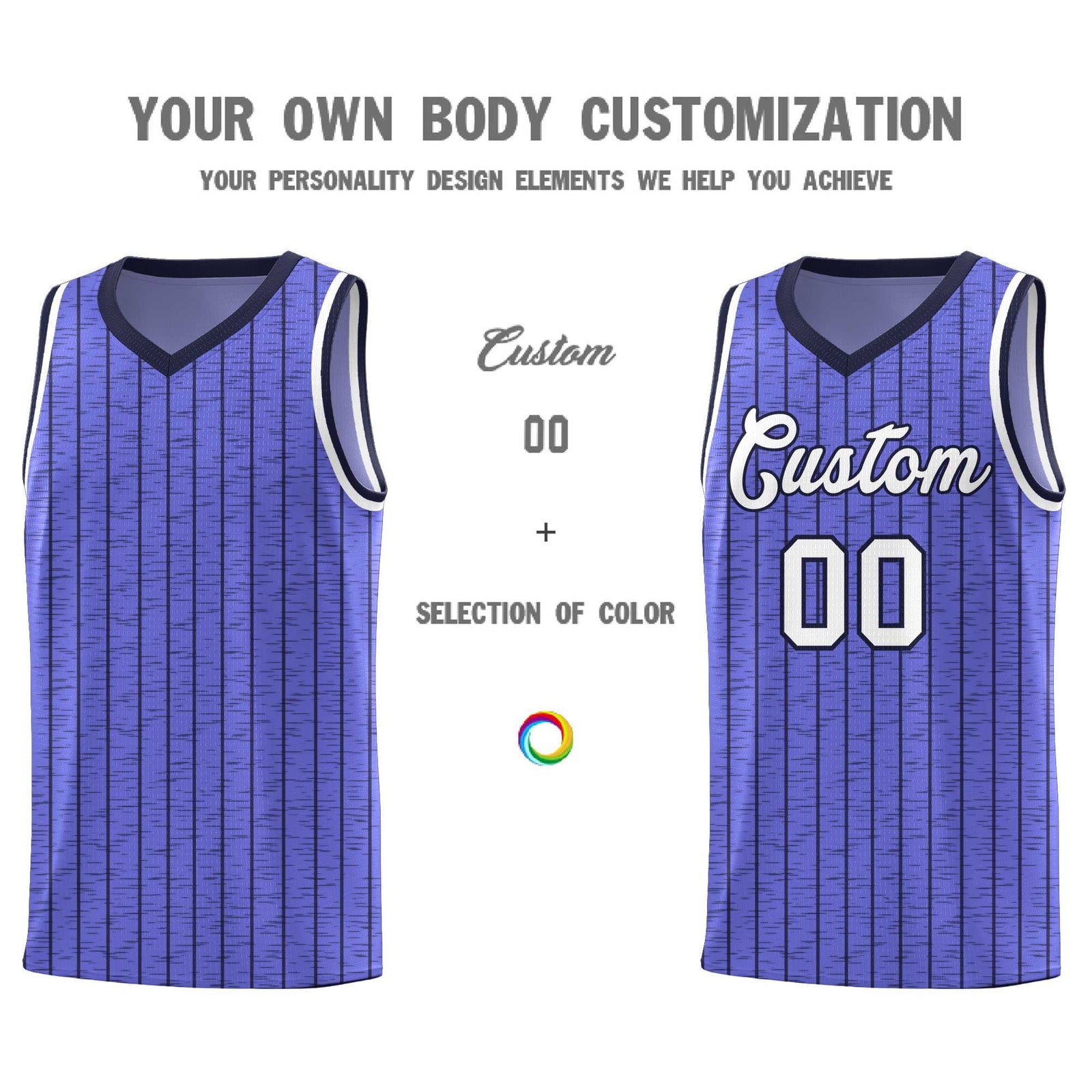 Custom Munsell Blue Custom Gray Pinstripe Retro Sets Uniform Basketball Jersey
