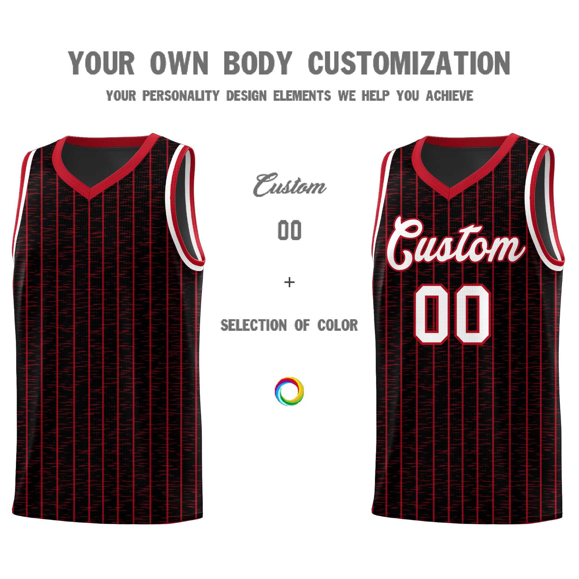 Custom Black Custom Gray Pinstripe Retro Sets Uniform Basketball Jersey