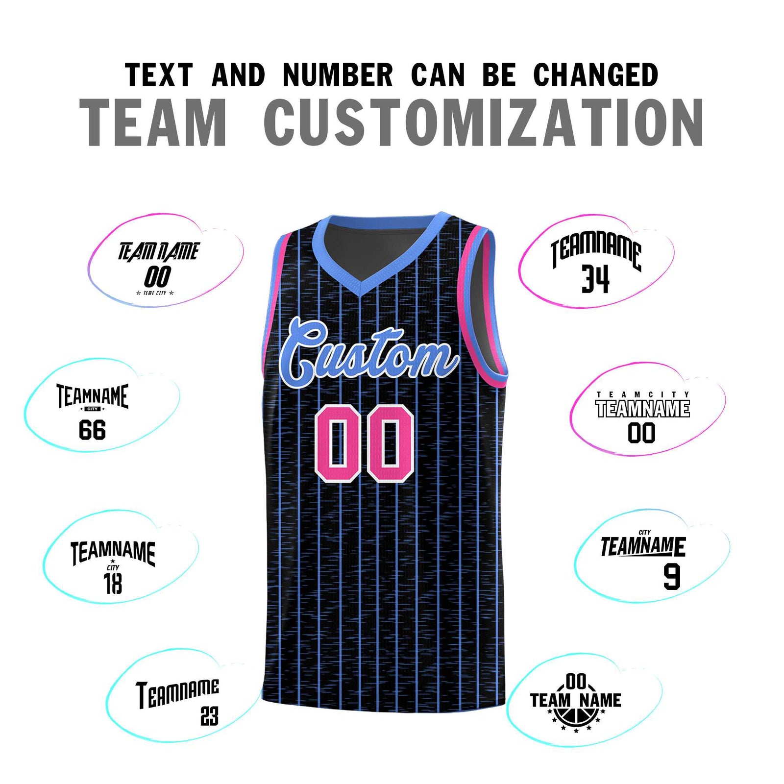 Custom Black Custom Gray Pinstripe Retro Sets Uniform Basketball Jersey