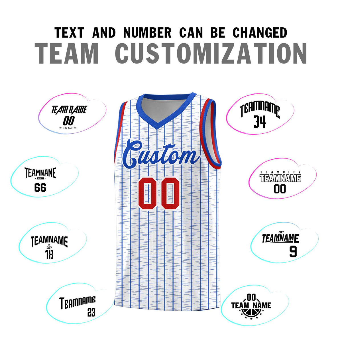 Custom White Custom Gray Pinstripe Retro Sets Uniform Basketball Jersey