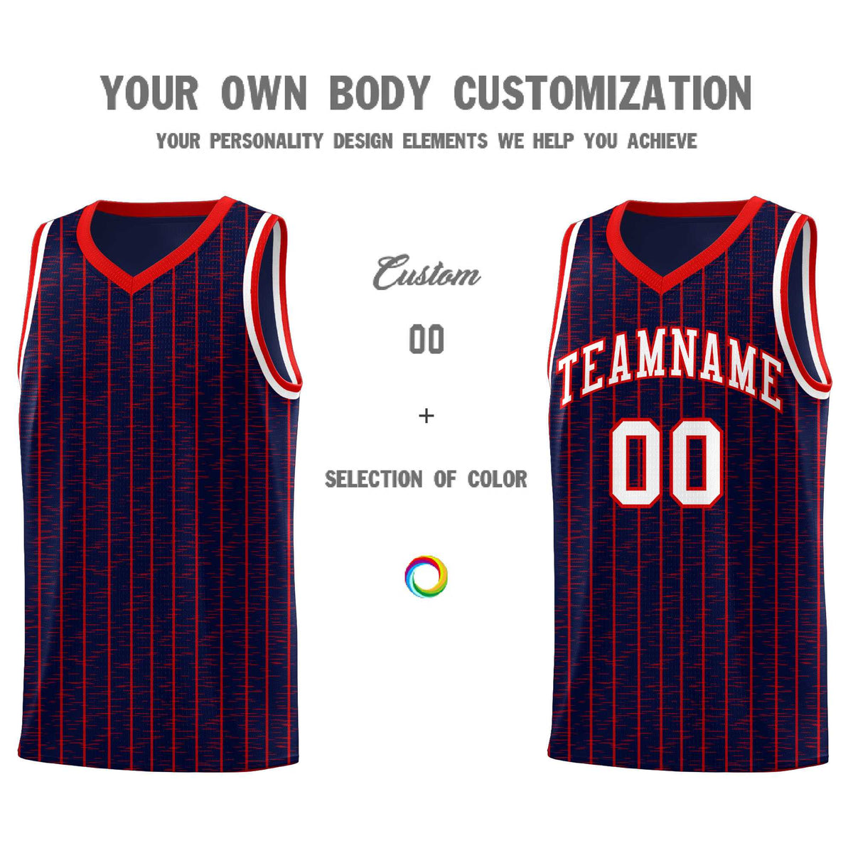 Custom Navy Custom Gray Pinstripe Retro Sets Uniform Basketball Jersey