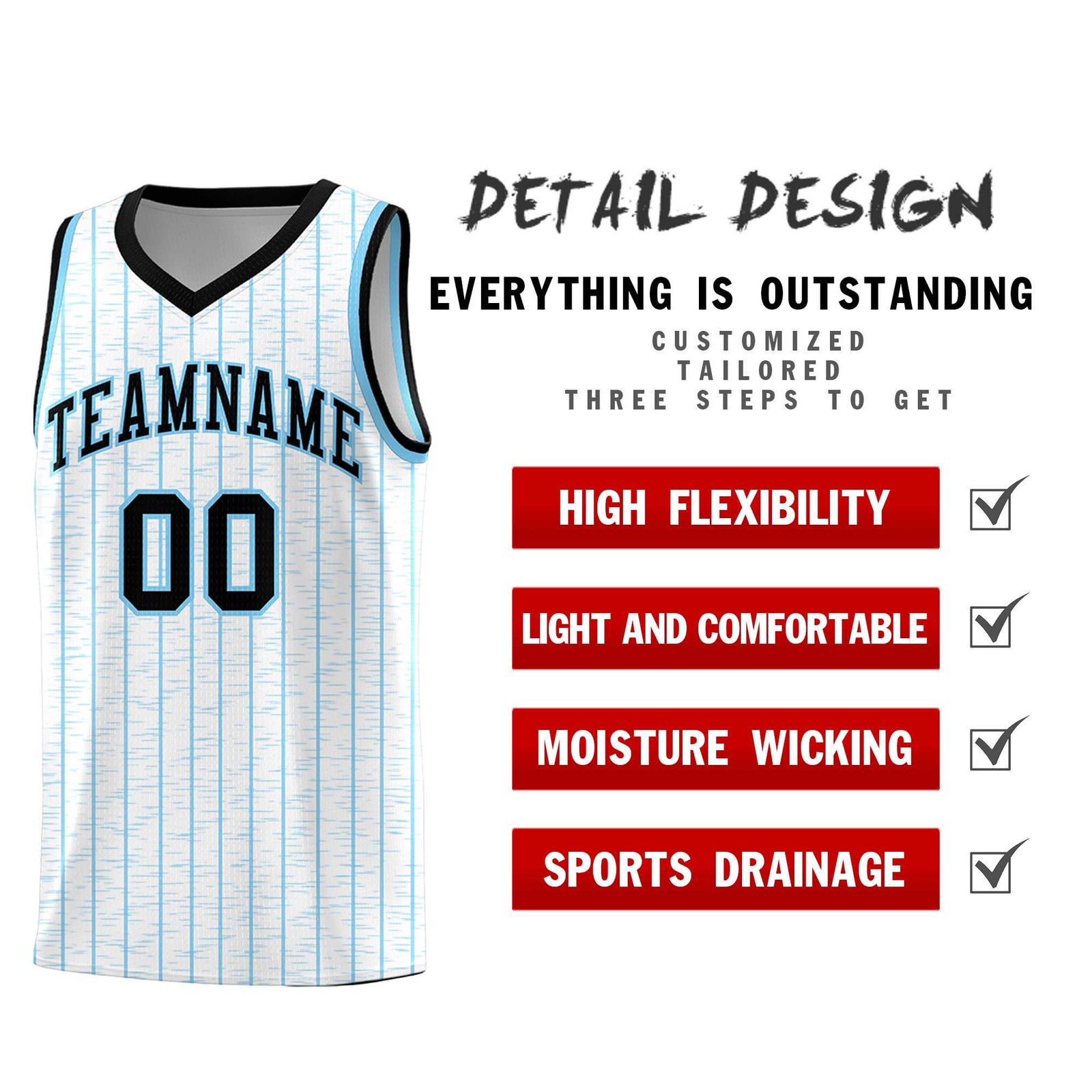 Custom White Custom Gray Pinstripe Retro Sets Uniform Basketball Jersey