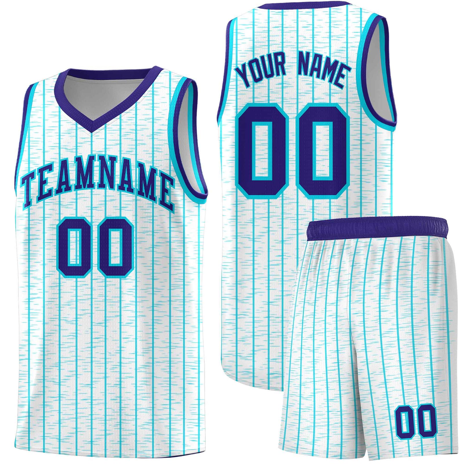 Custom White Custom Gray Pinstripe Retro Sets Uniform Basketball Jersey