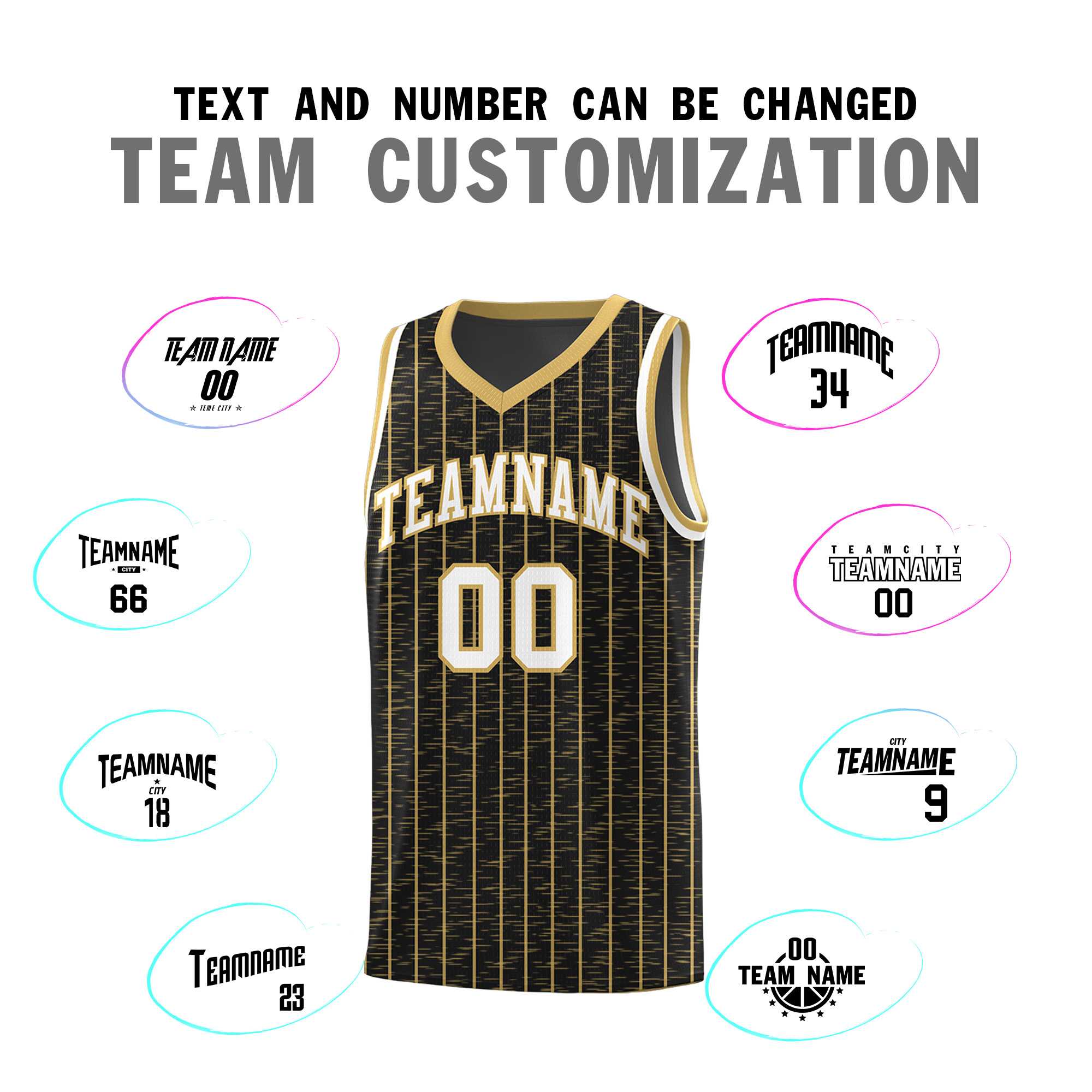 Custom Black Custom Gray Pinstripe Retro Sets Uniform Basketball Jersey