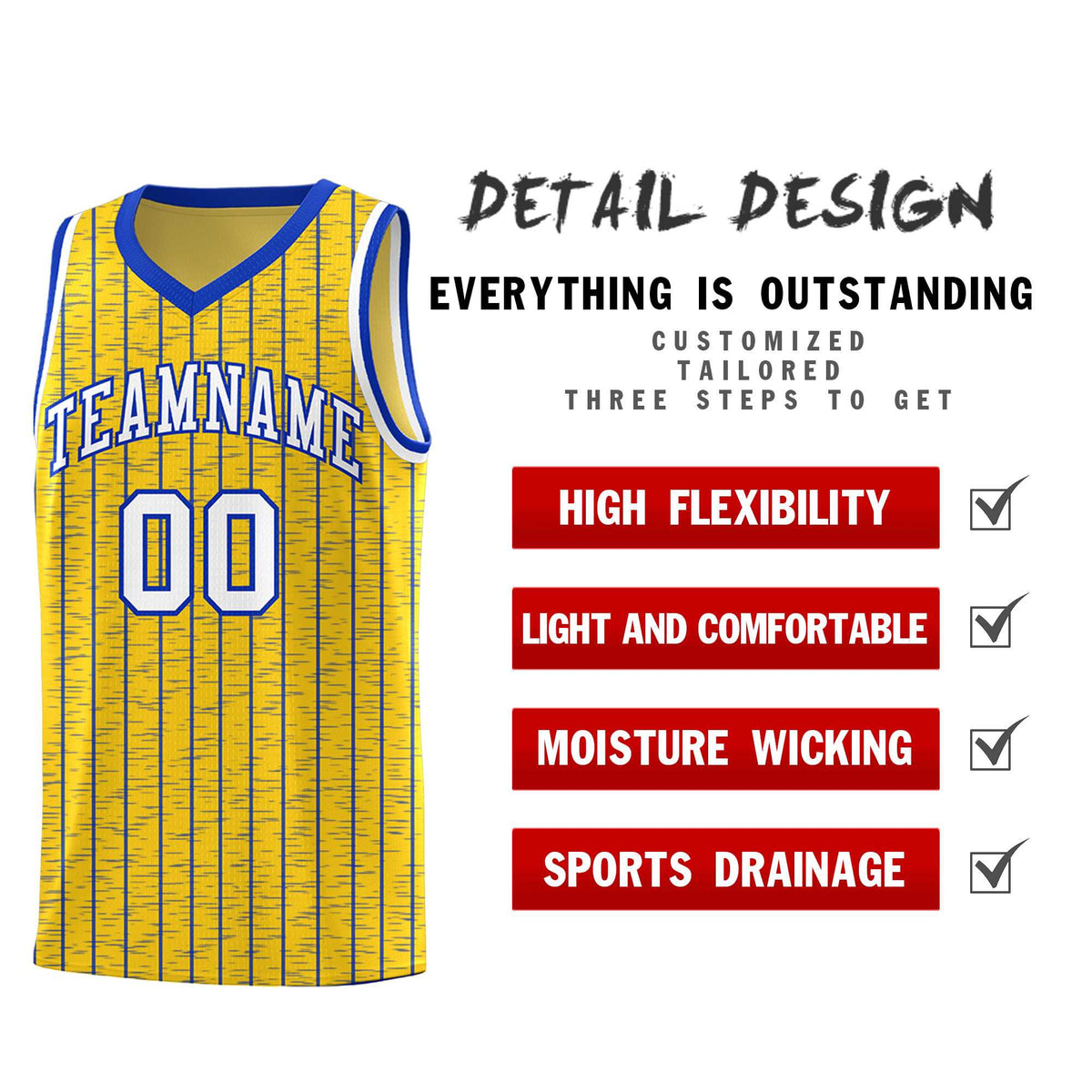 Custom Gold Custom Gray Pinstripe Retro Sets Uniform Basketball Jersey