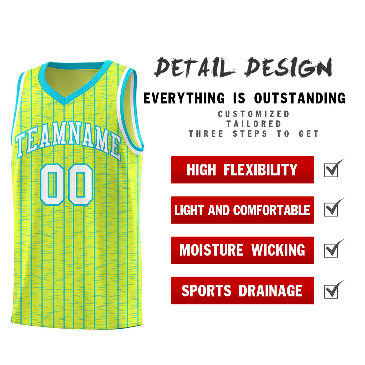 Custom Fluorescent Green Custom Gray Pinstripe Retro Sets Uniform Basketball Jersey