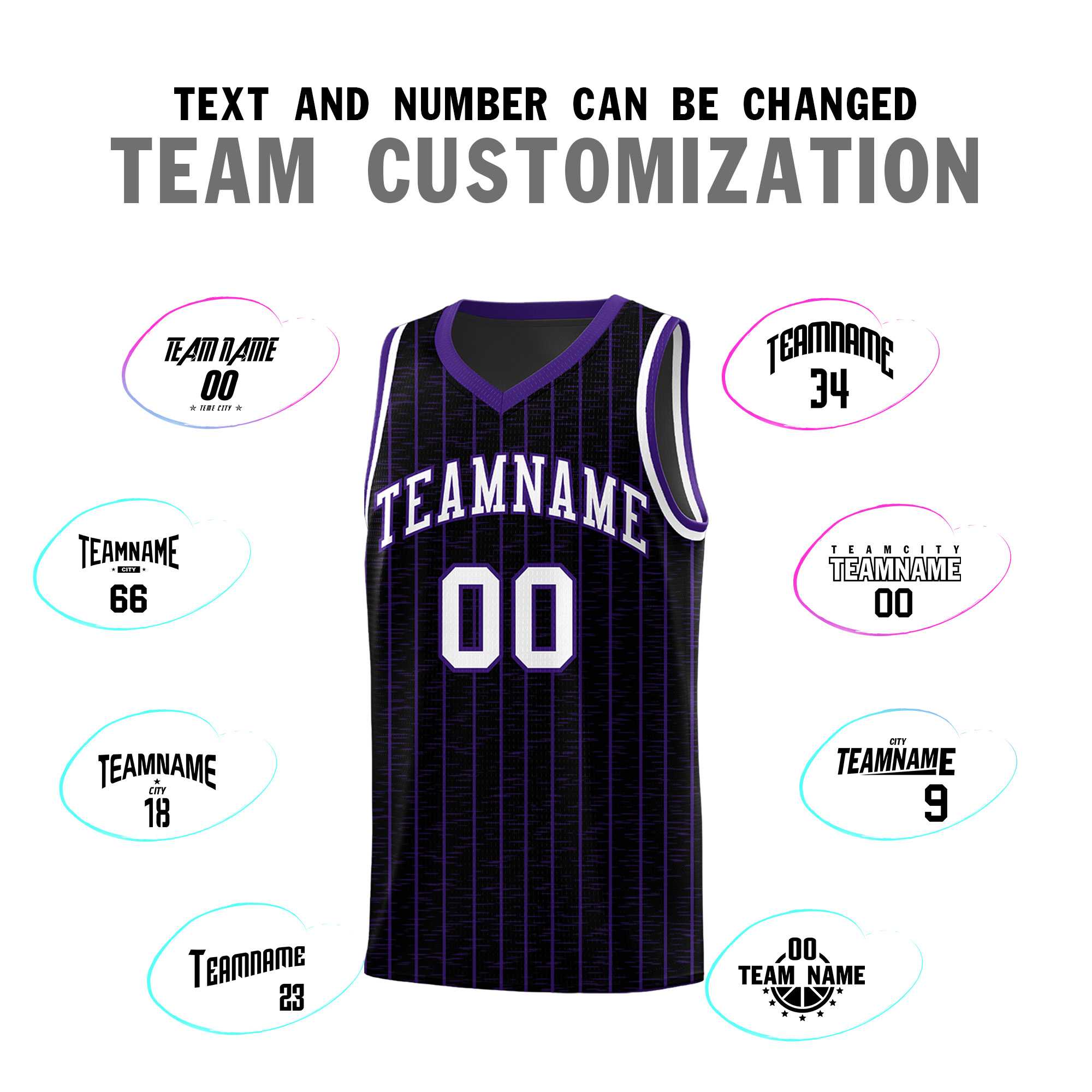 Custom Black Custom Gray Pinstripe Retro Sets Uniform Basketball Jersey
