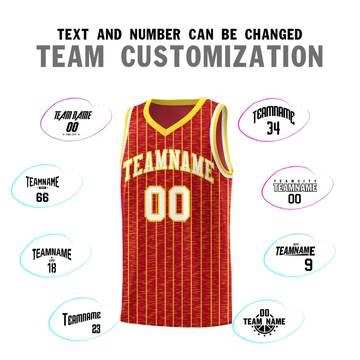 Custom Red Custom Gray Pinstripe Retro Sets Uniform Basketball Jersey