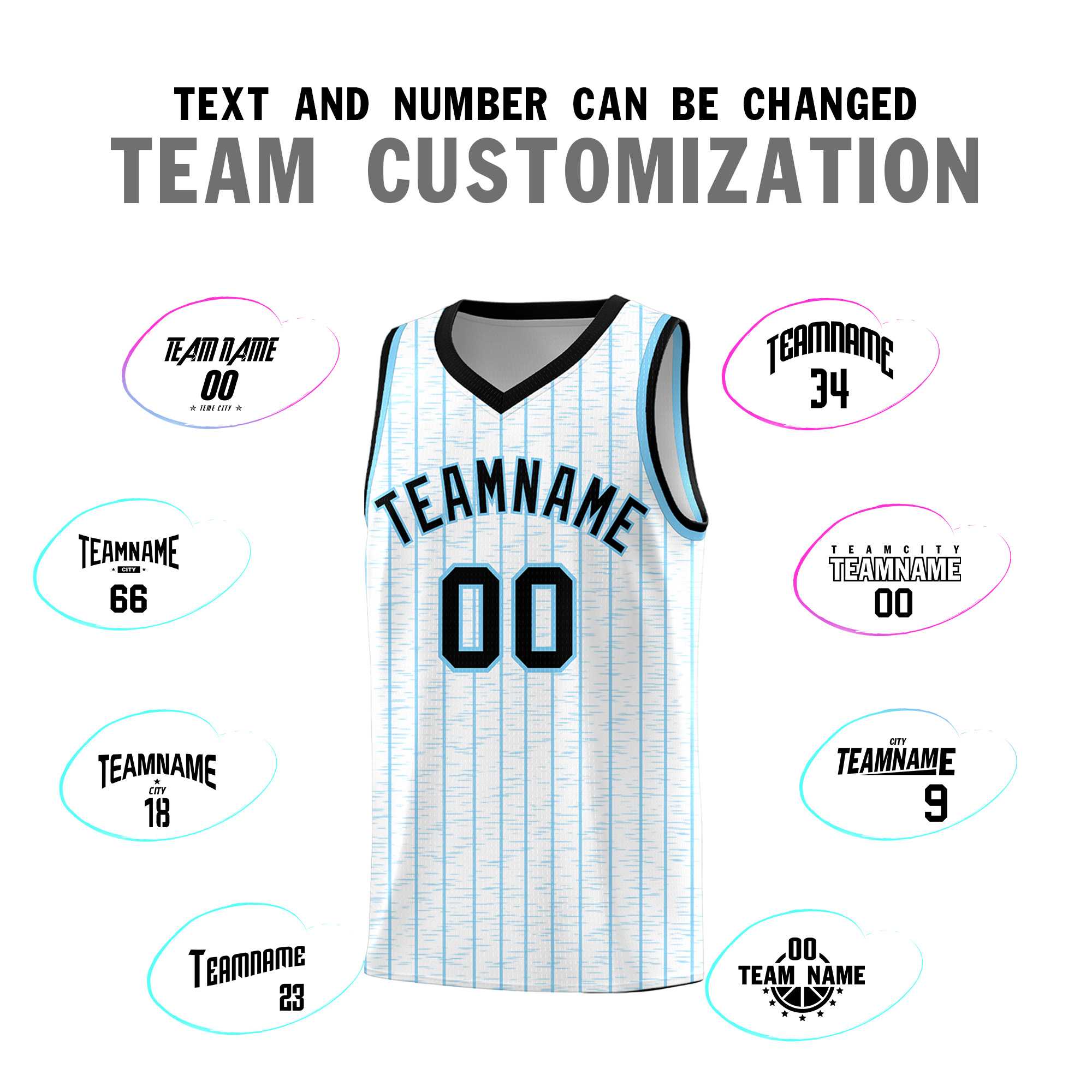 Custom White Custom Gray Pinstripe Retro Sets Uniform Basketball Jersey