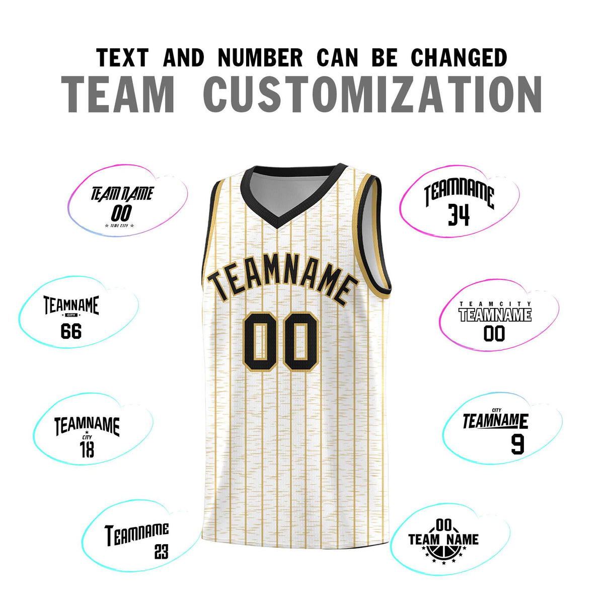 Custom White Custom Gray Pinstripe Retro Sets Uniform Basketball Jersey