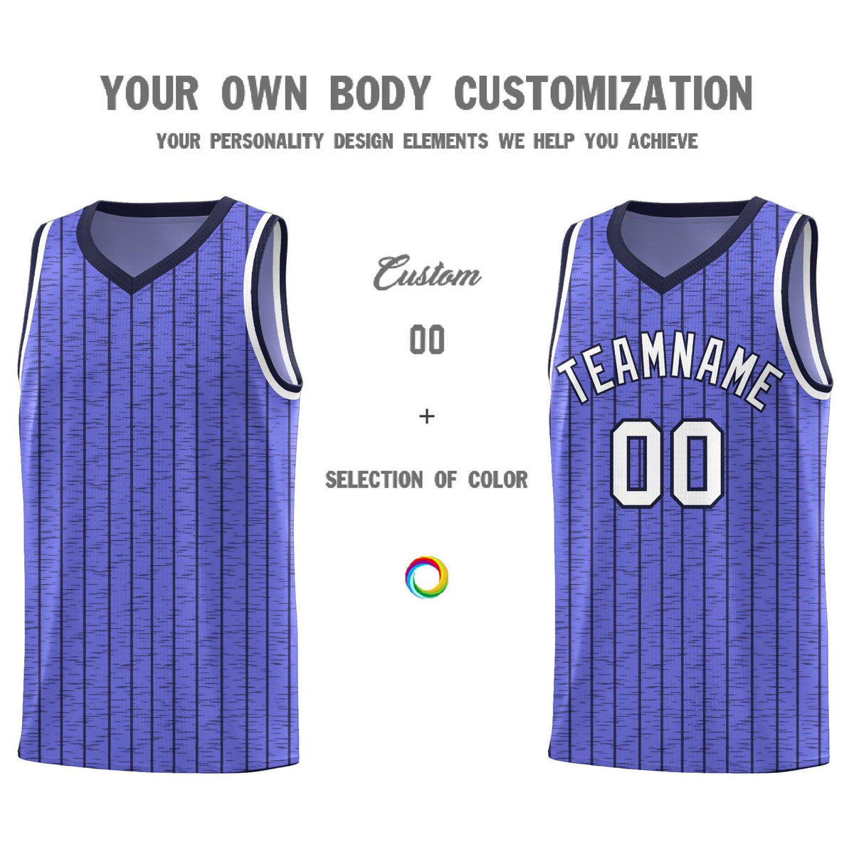 Custom Munsell Blue Custom Gray Pinstripe Retro Sets Uniform Basketball Jersey