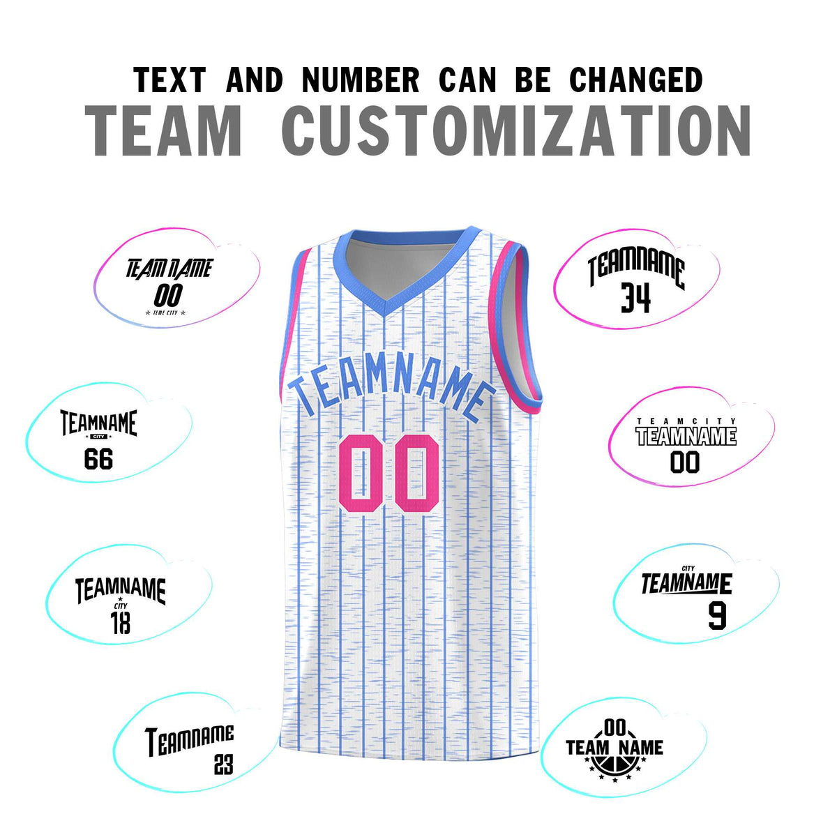 Custom White Custom Gray Pinstripe Retro Sets Uniform Basketball Jersey