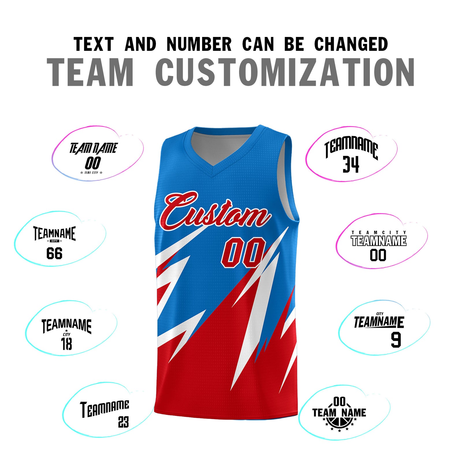 Custom Royal Abstract Mountain Pattern Sports Uniform Basketball Jersey