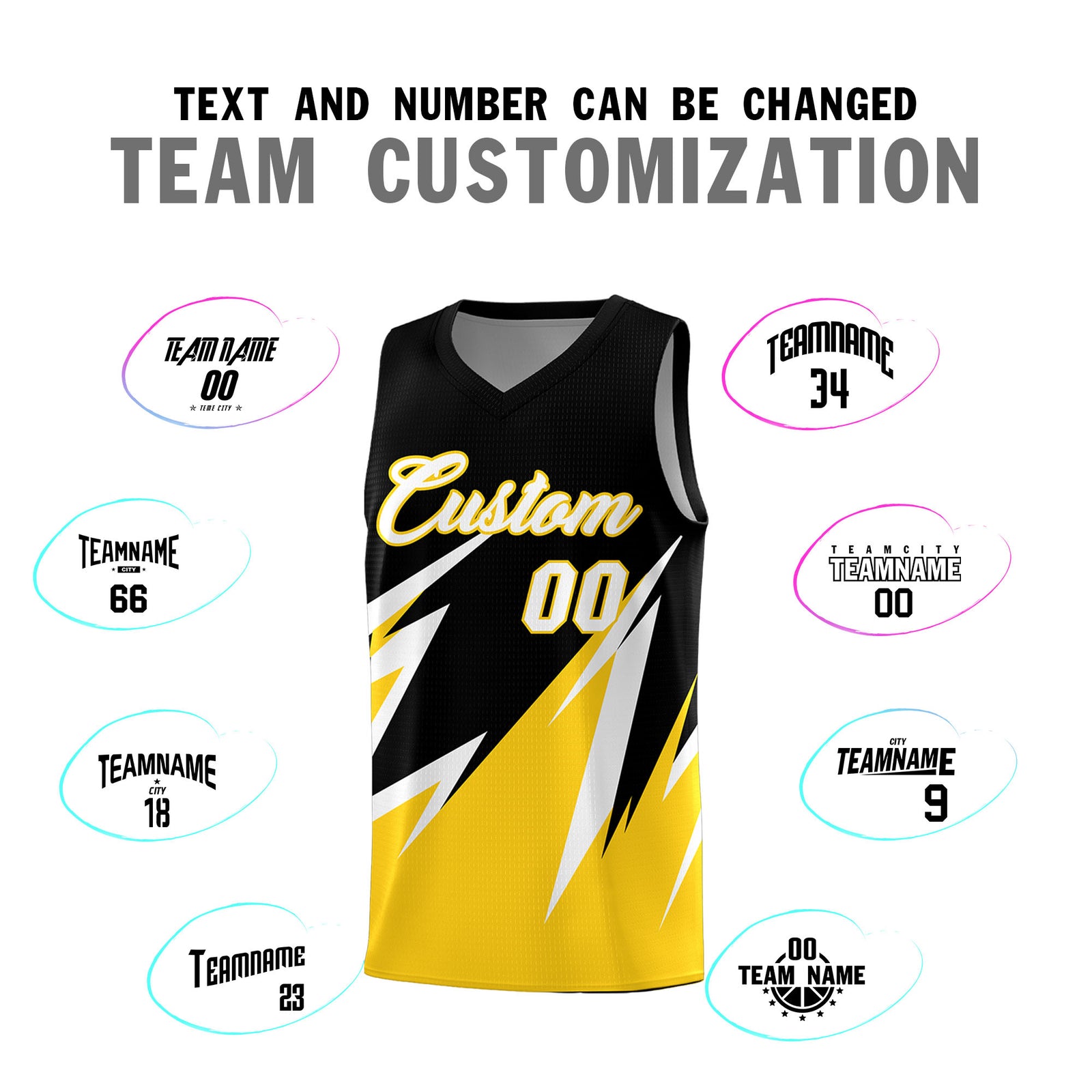 Custom Black Abstract Mountain Pattern Sports Uniform Basketball Jersey